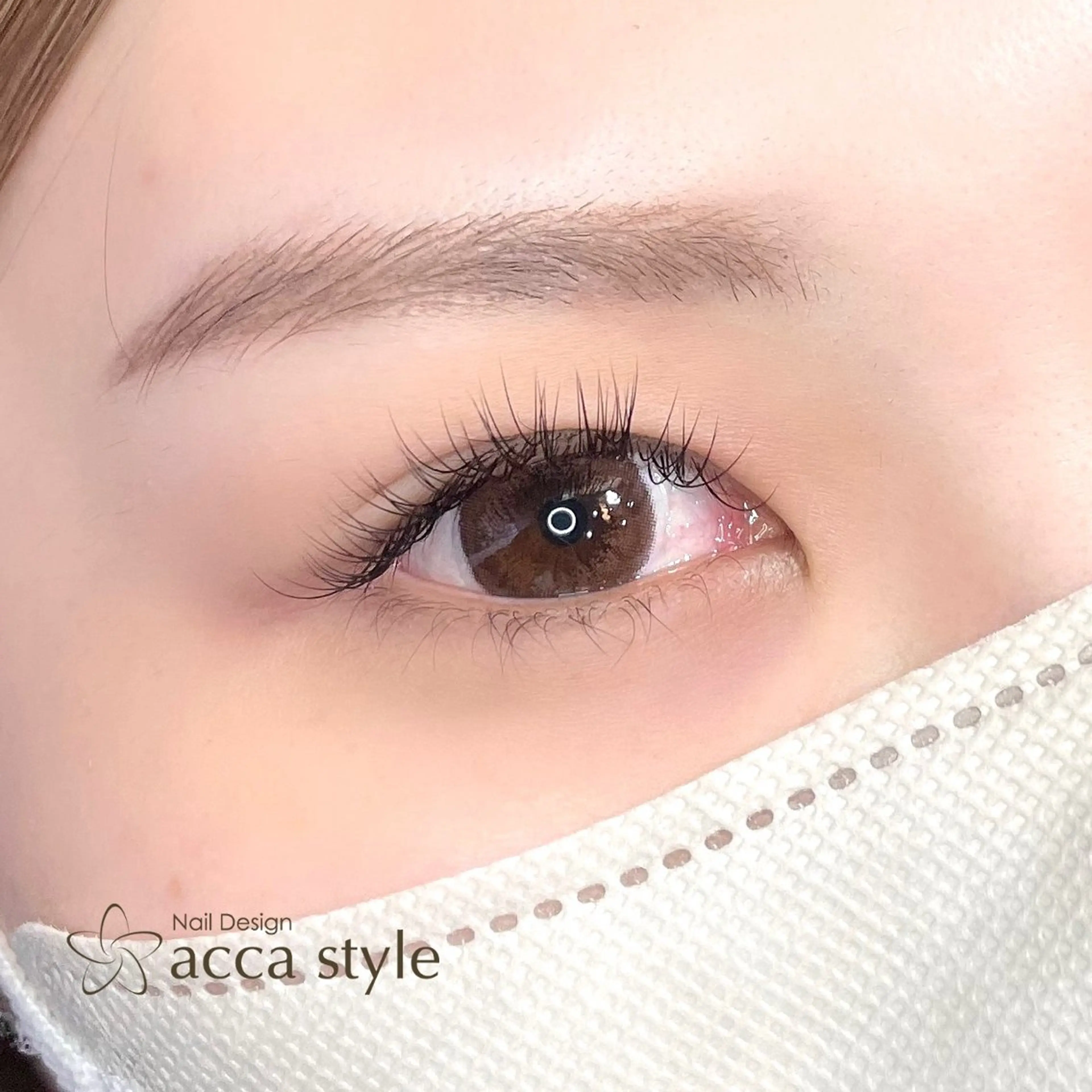 【マツエク】フラットラッシュ80本　4,700円の写真