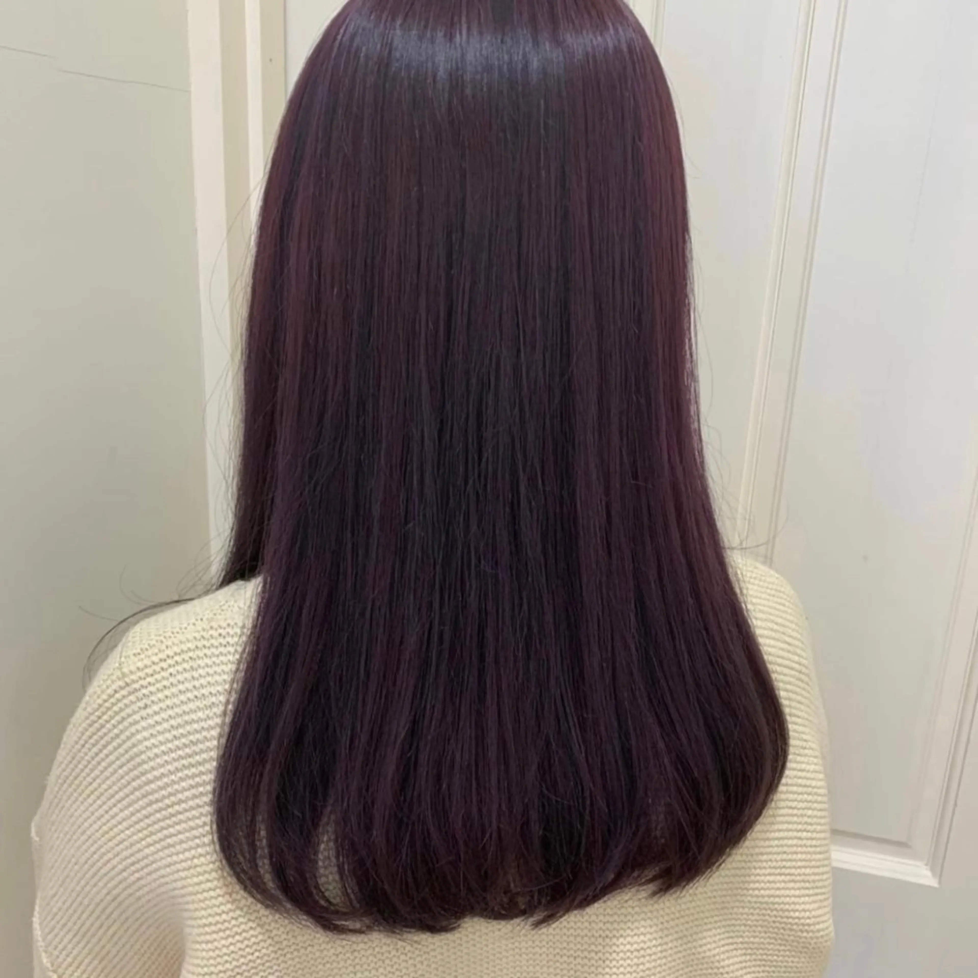 ロング カラー ラベンダーカラー ラベンダーピンク ピンクカラー clan en所属・後藤 真友のヘアスタイル