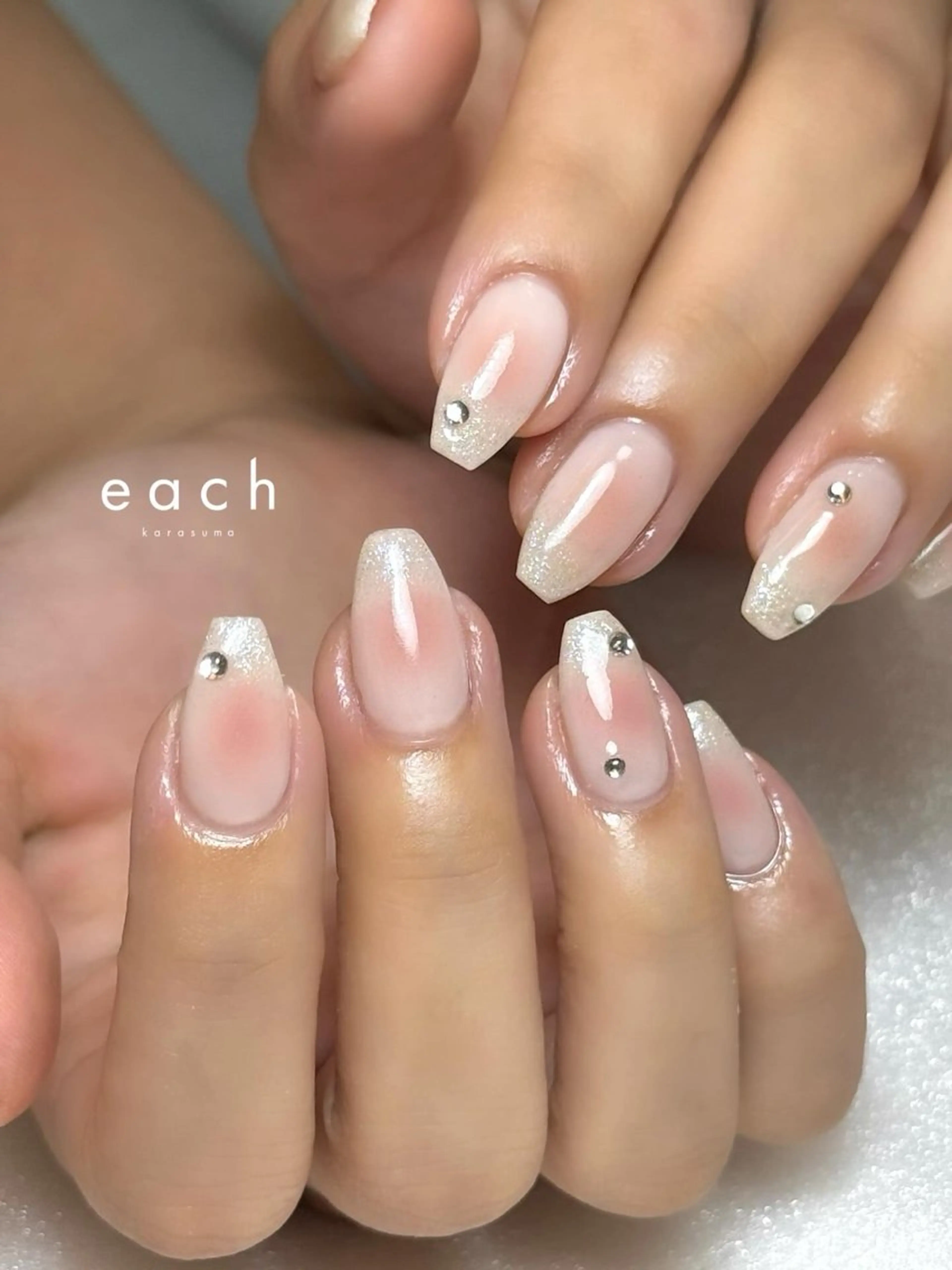 ネイル マグネットネイル ハンドネイル each kiyokaのネイルデザイン