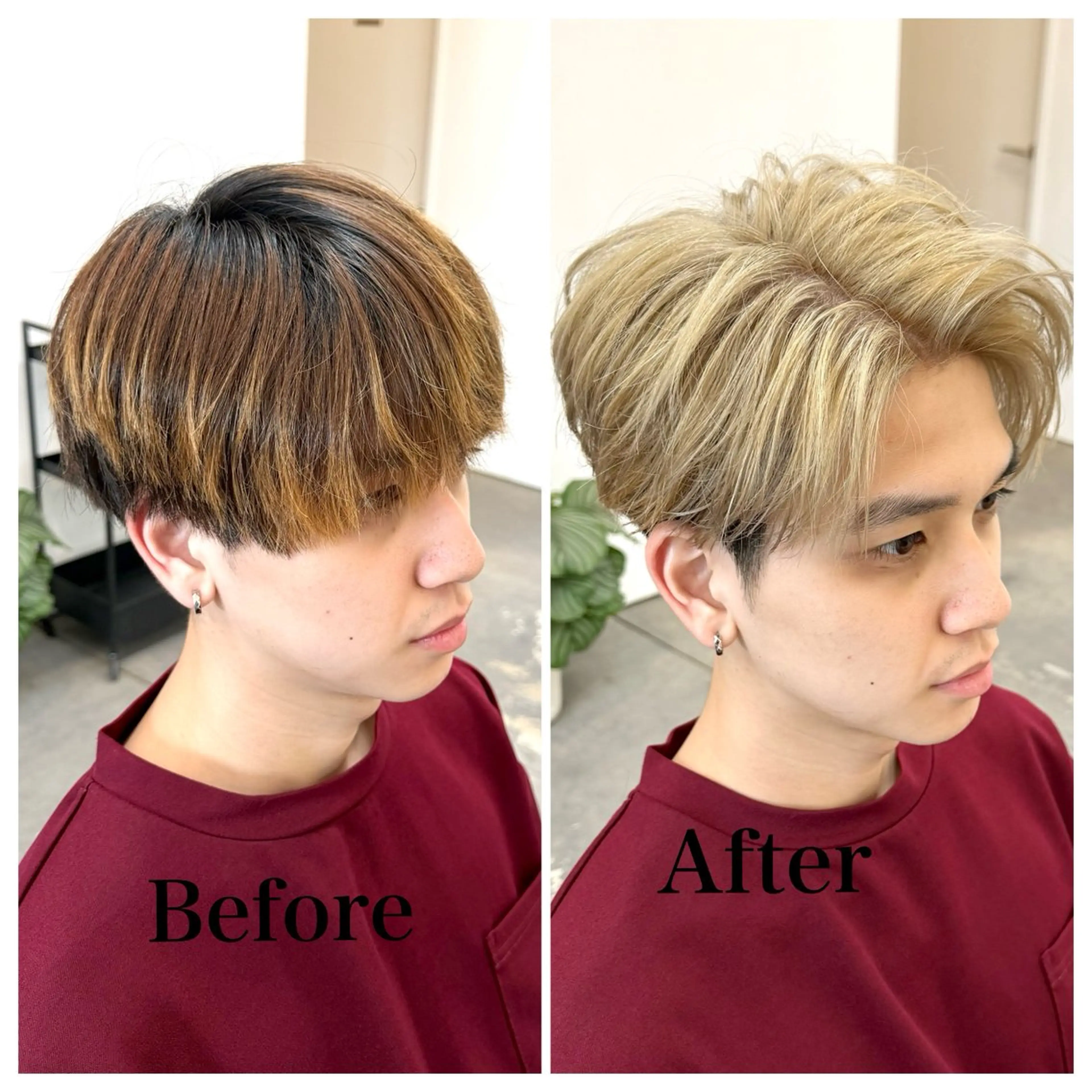 ショート ボブ 韓国風ヘア ショートヘア ウルフカット 古賀 雄大のヘアスタイル
