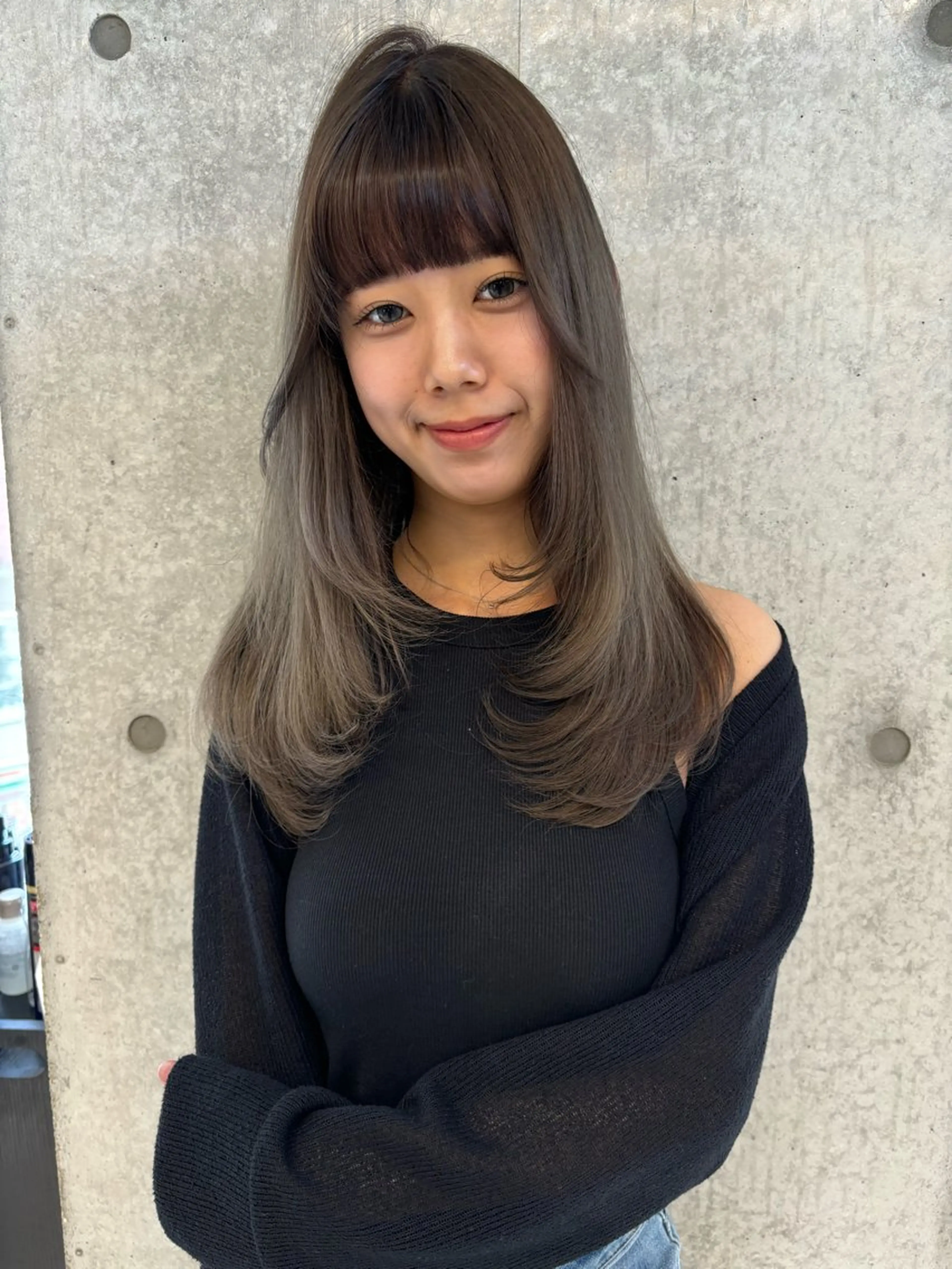 ロング 顔まわりレイヤー レイヤーカット カット Miyu🎀レイヤー ／透明感カラー🪽のヘアスタイル