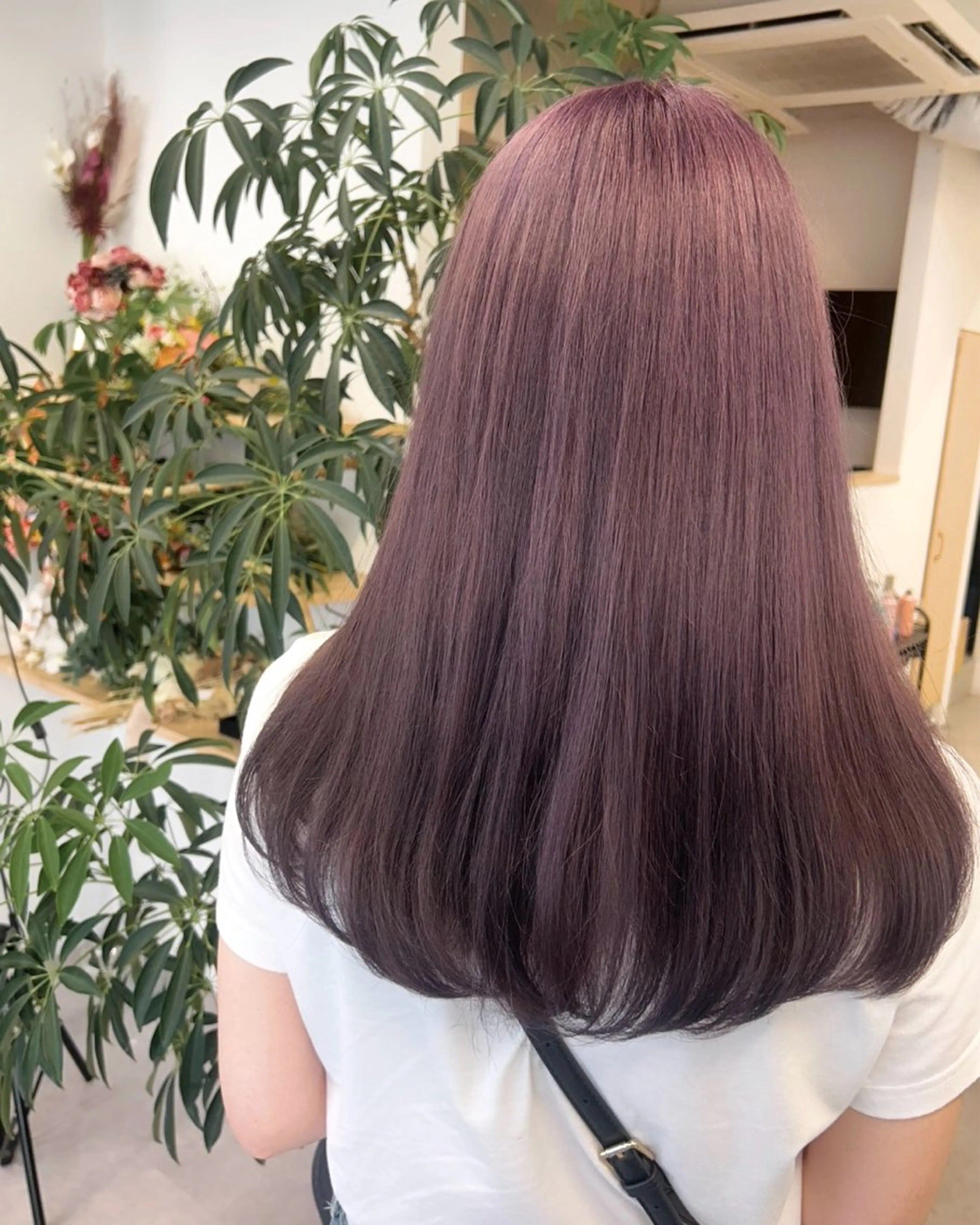 カラー ダブルカラー 高山 アミのヘアスタイル