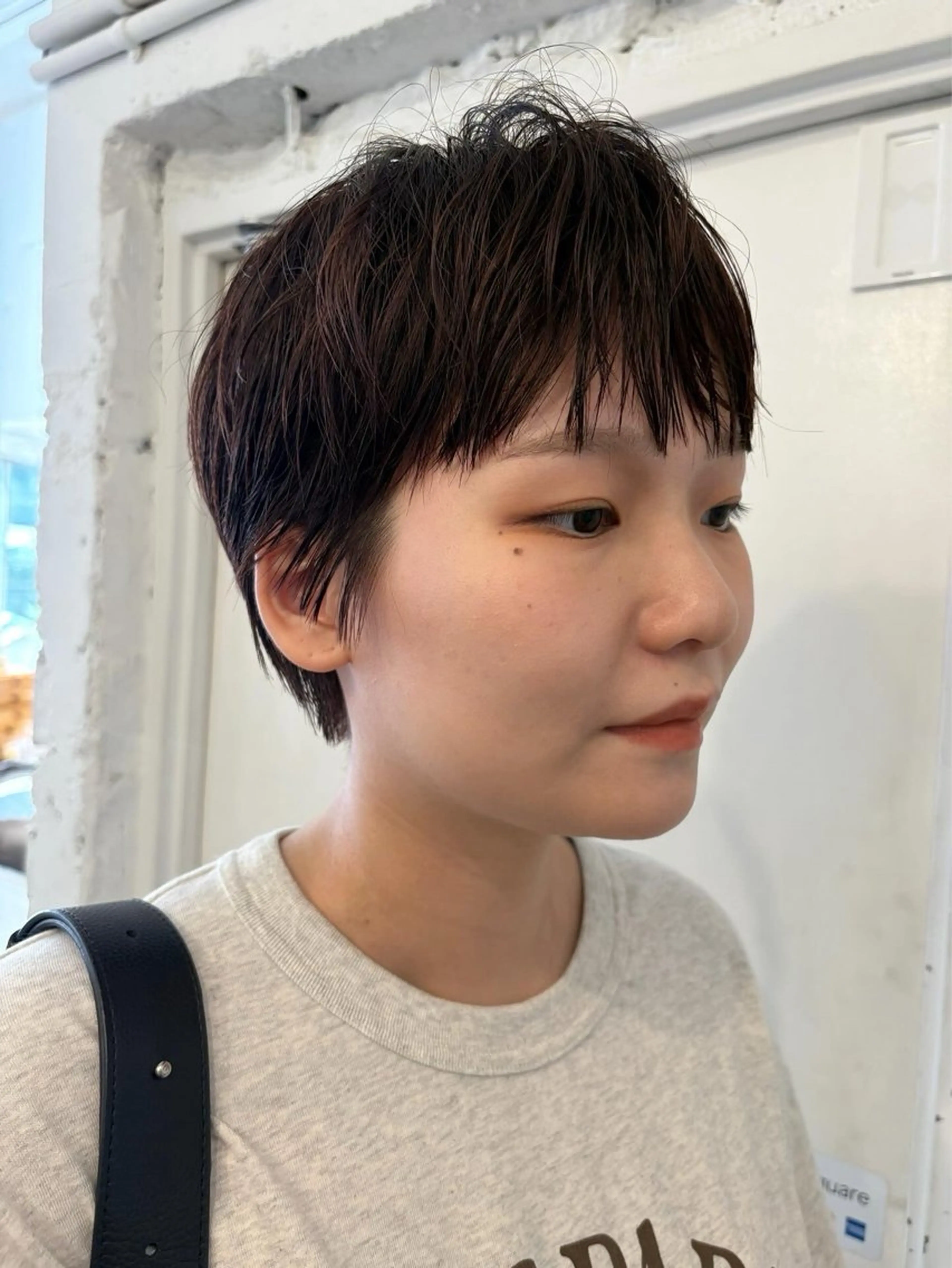 ショート カット ヘアカラー トリートメント ✴︎UNU ✴︎モエカのヘアスタイル