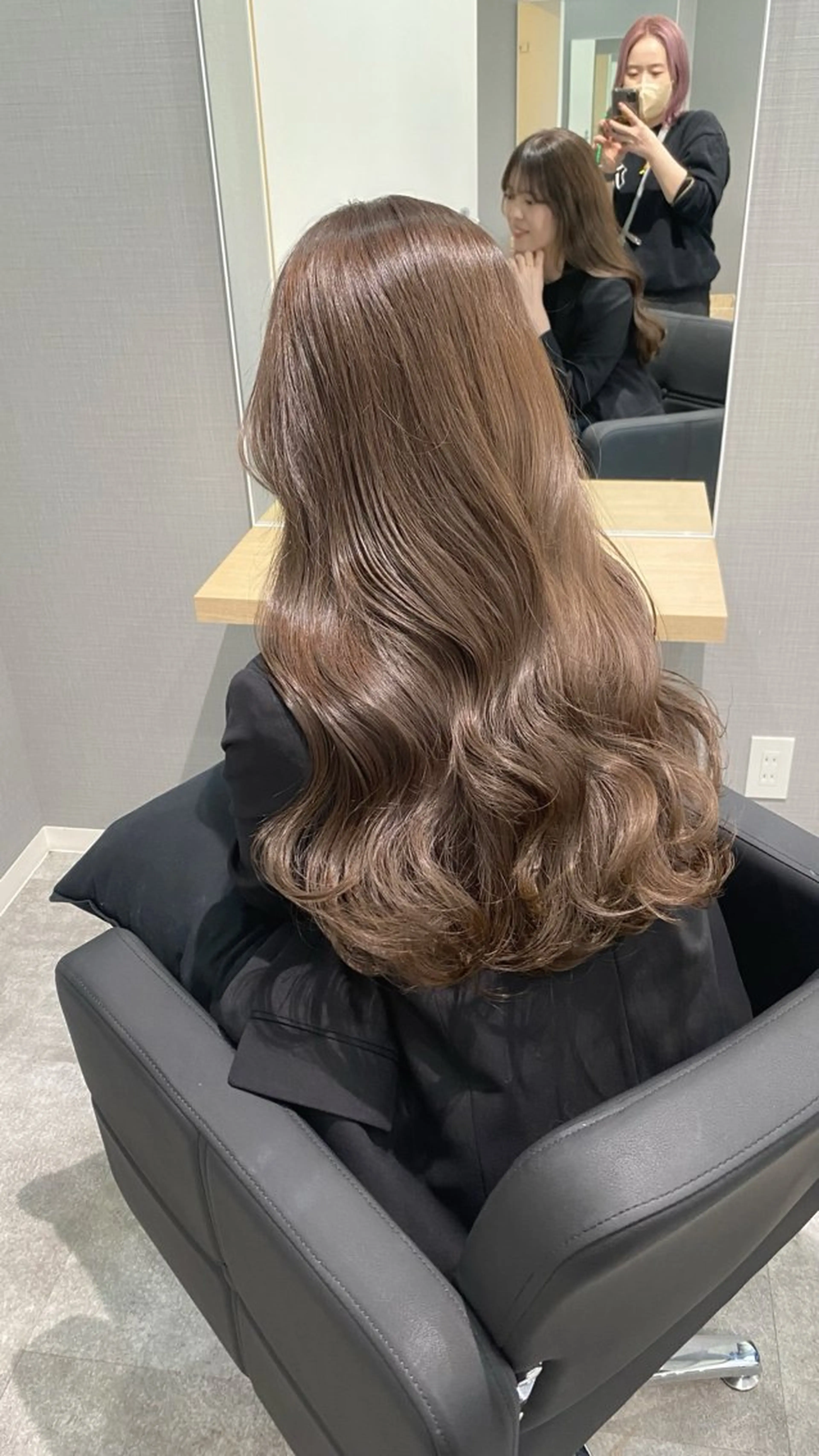 ロング AHNKISM所属・トレンド🌷 ボブ　パーマ🩰のヘアスタイル