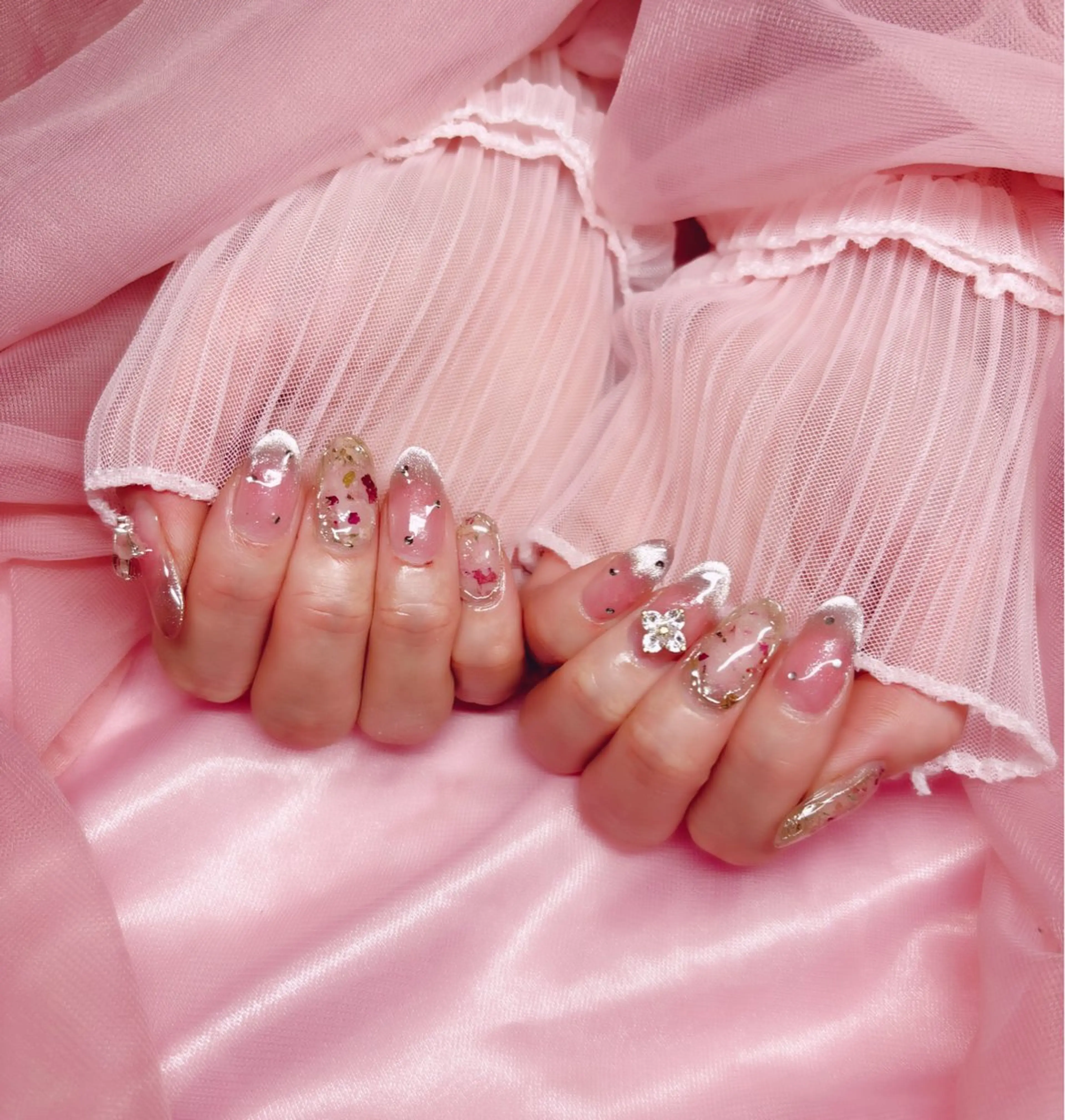 ネイル ピンク ハンドネイル Nail Salon macherieのネイルデザイン