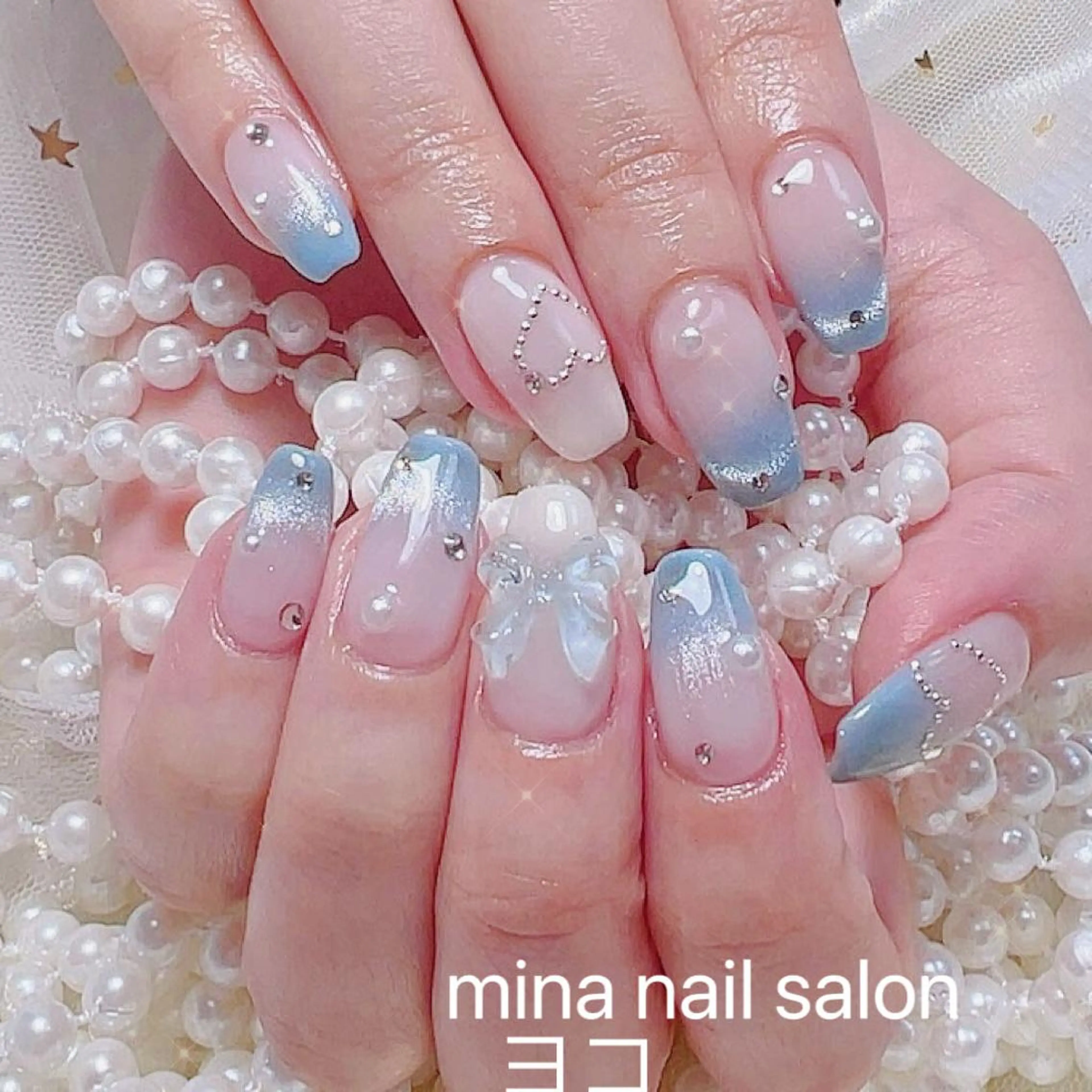 ネイル Mina🧸 韓国風ネイル🎀のネイルデザイン