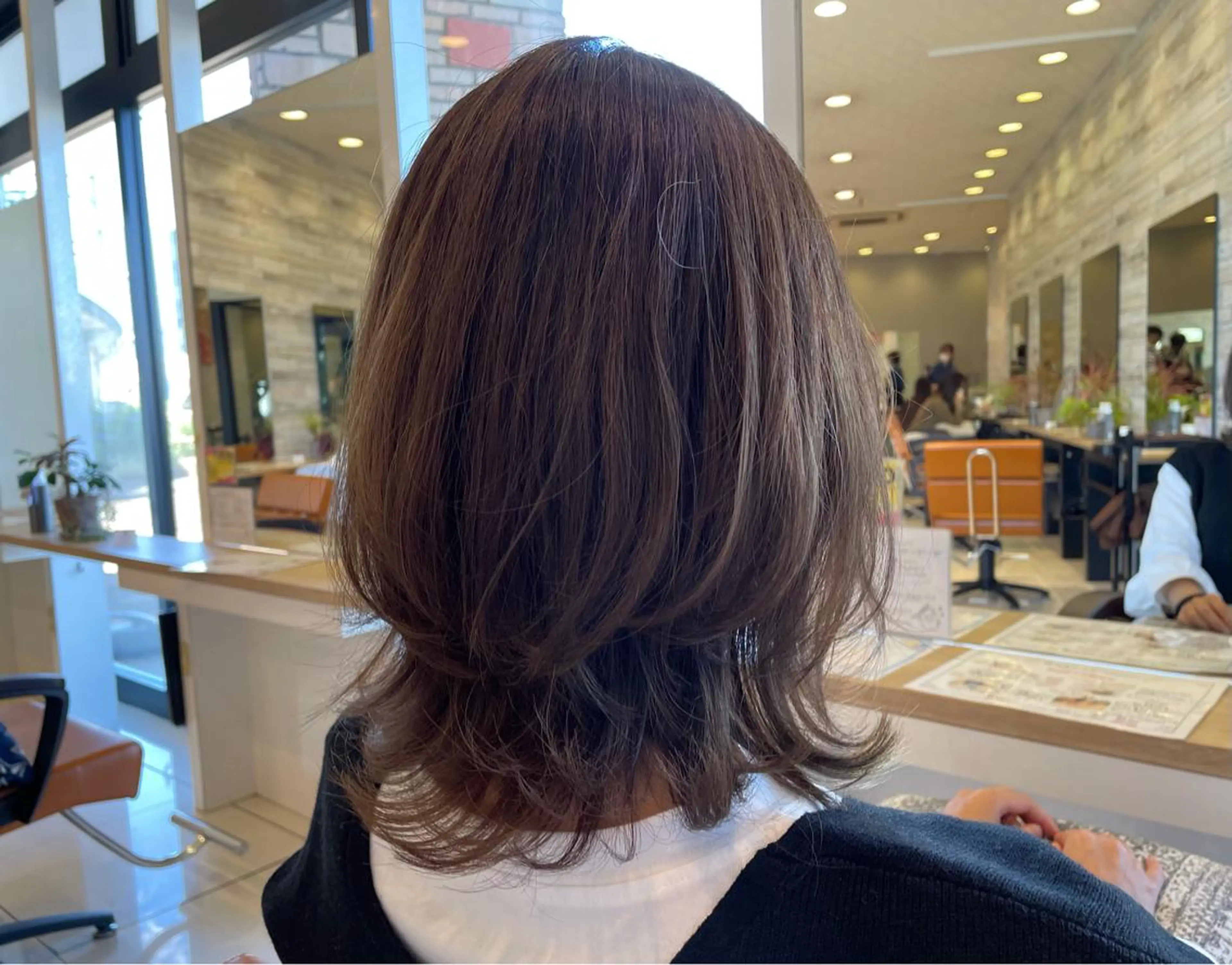 ショート カラー ボブ ウルフカット ウルフボブ カット トリートメント 高月 瞭のヘアスタイル