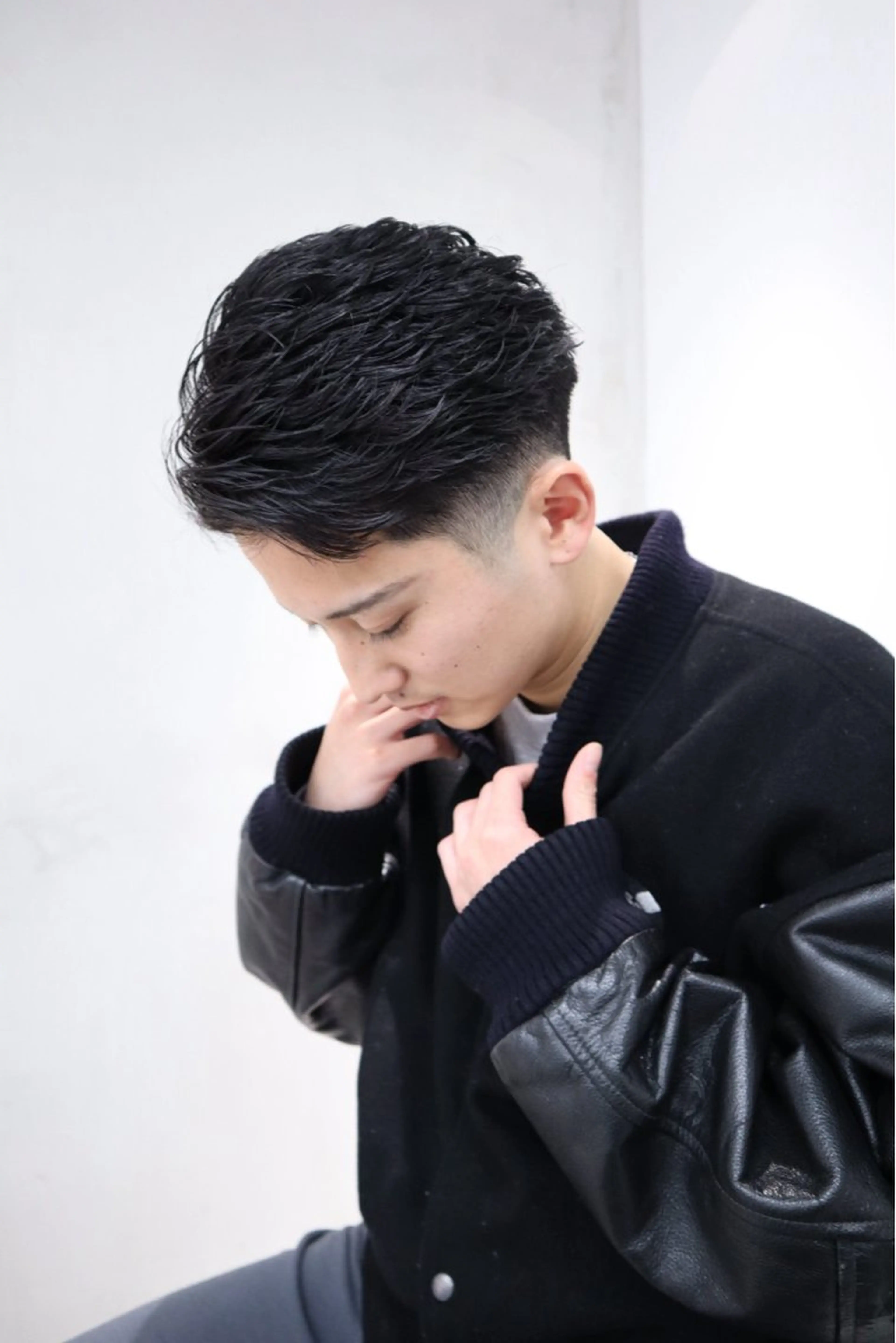 ショート パーマ メンズ メンズ特化   西野 晴紀のヘアスタイル