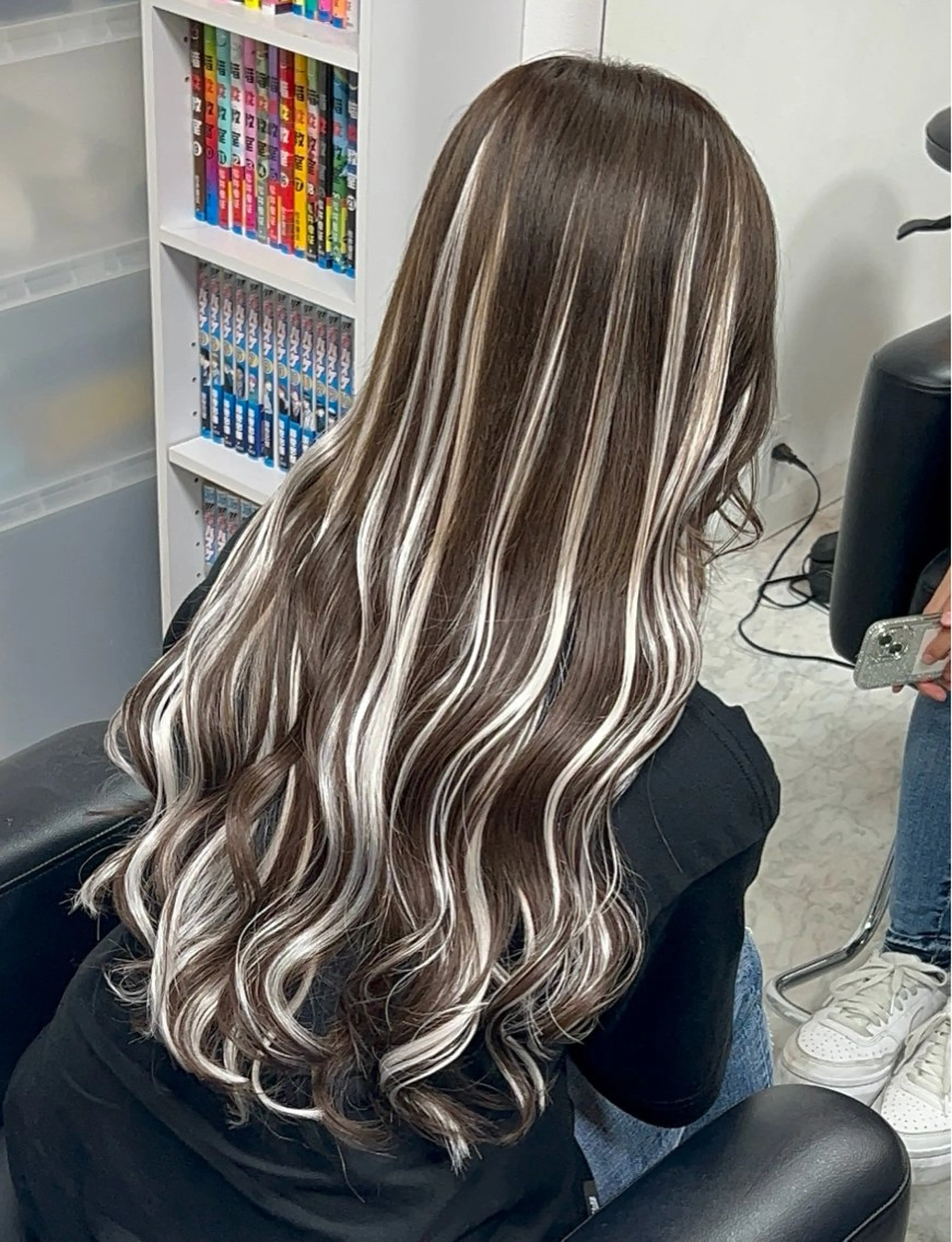 ロング エクステ パドゥプロン あんずのヘアスタイル