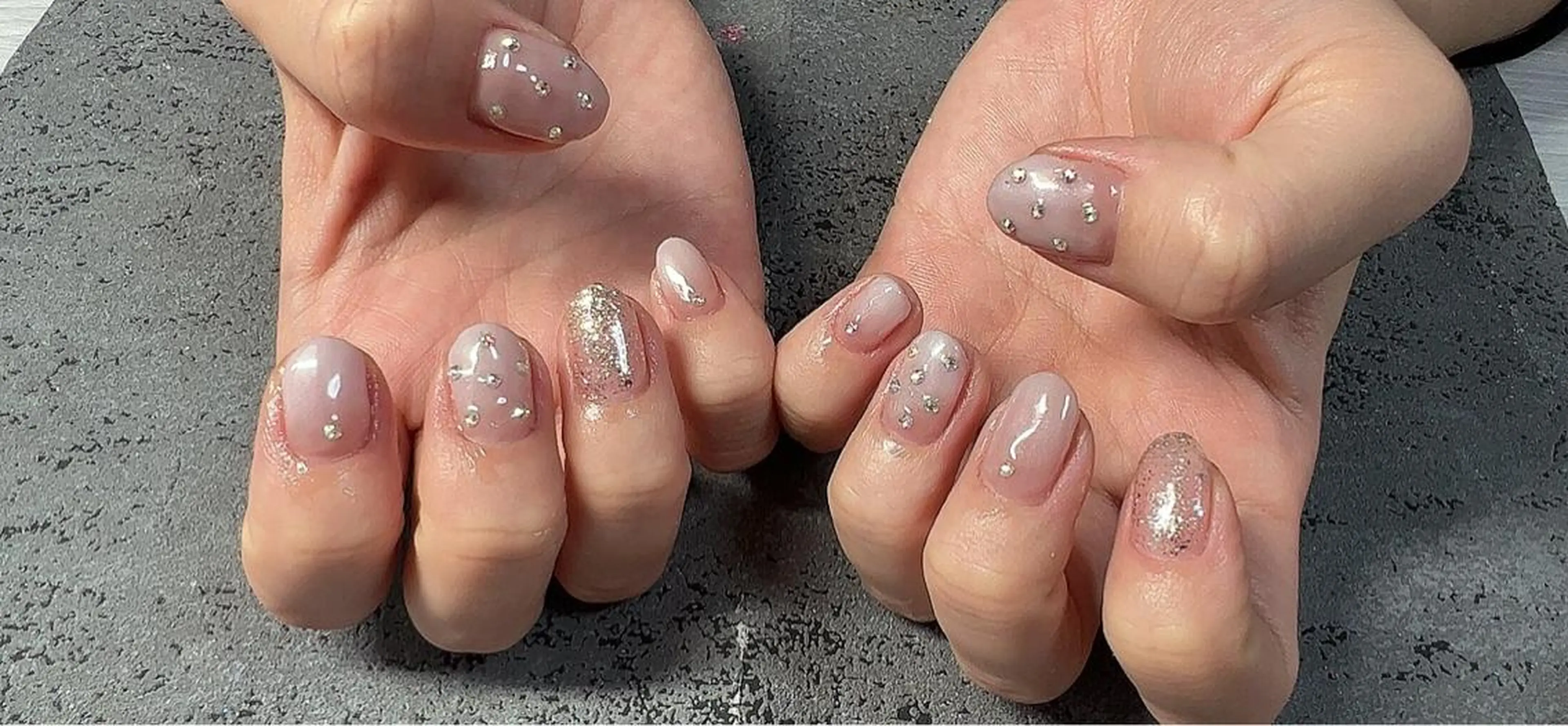 ネイル ジェルネイル グラデーション Ruana Nailのネイルデザイン