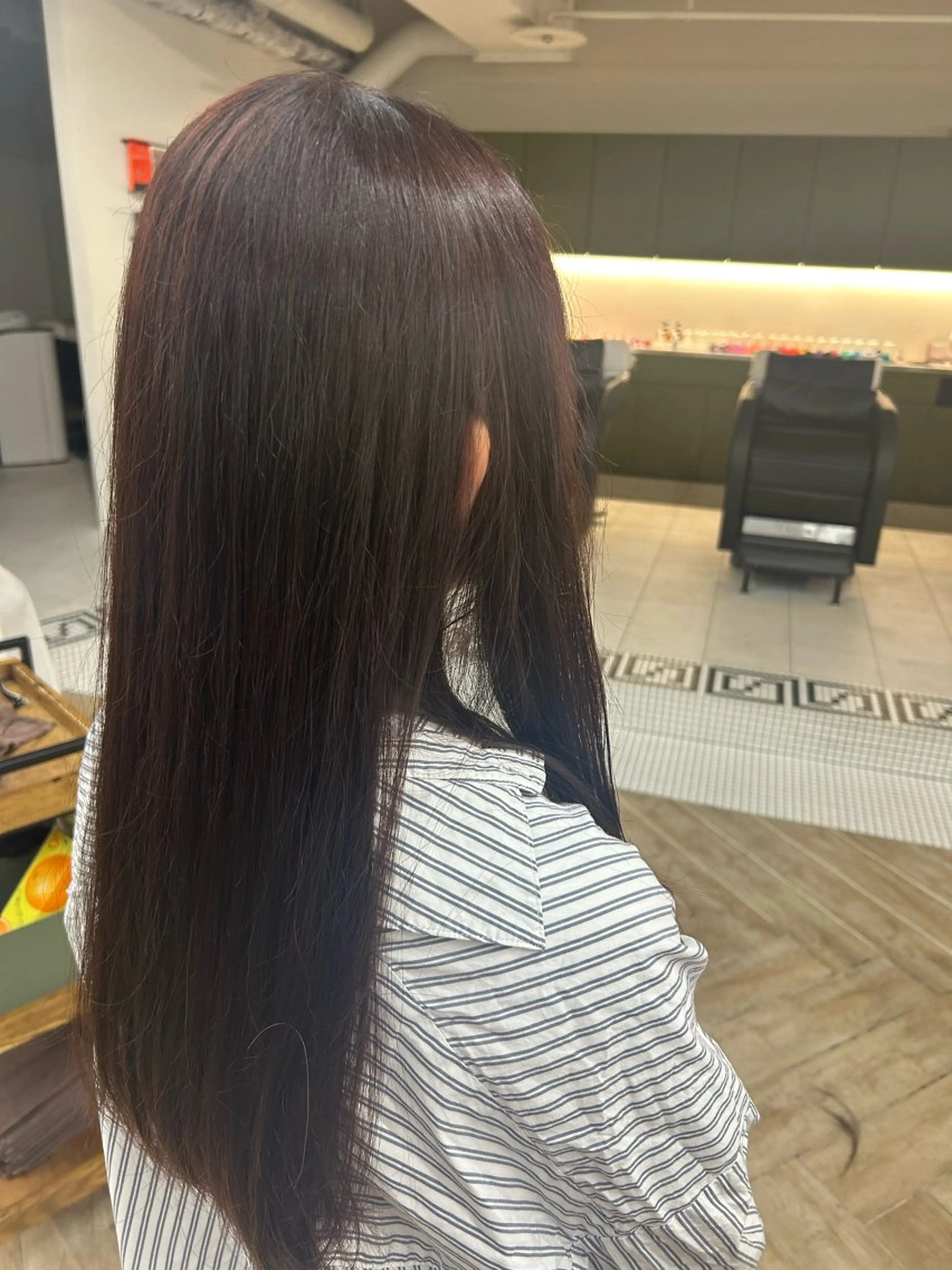 ロング カットモデル募集/ 万代/関谷　朋実のヘアスタイル