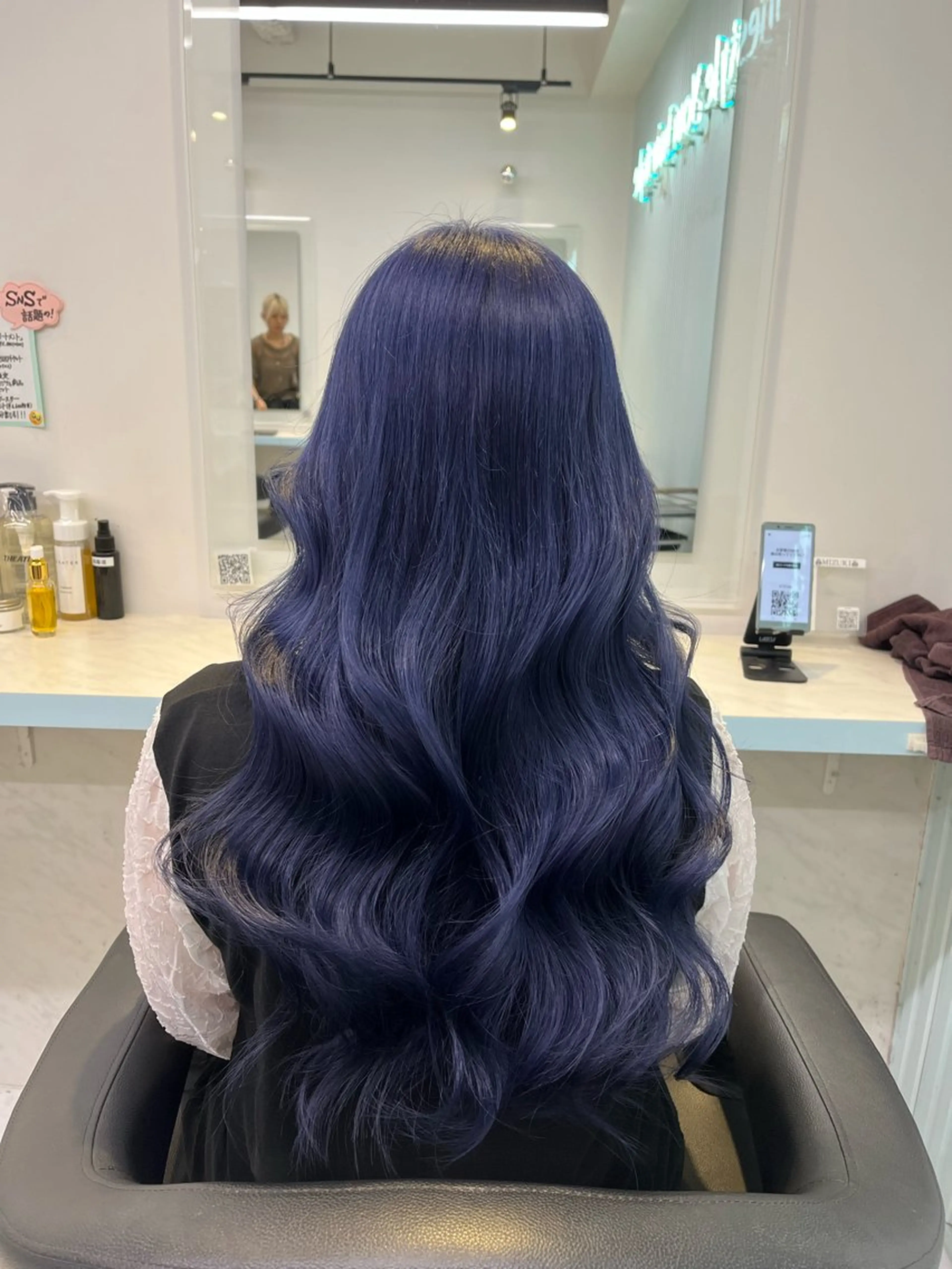 ロング カラー ヘアカラー ブリーチカラー 🩵MIZUKIのヘアスタイル