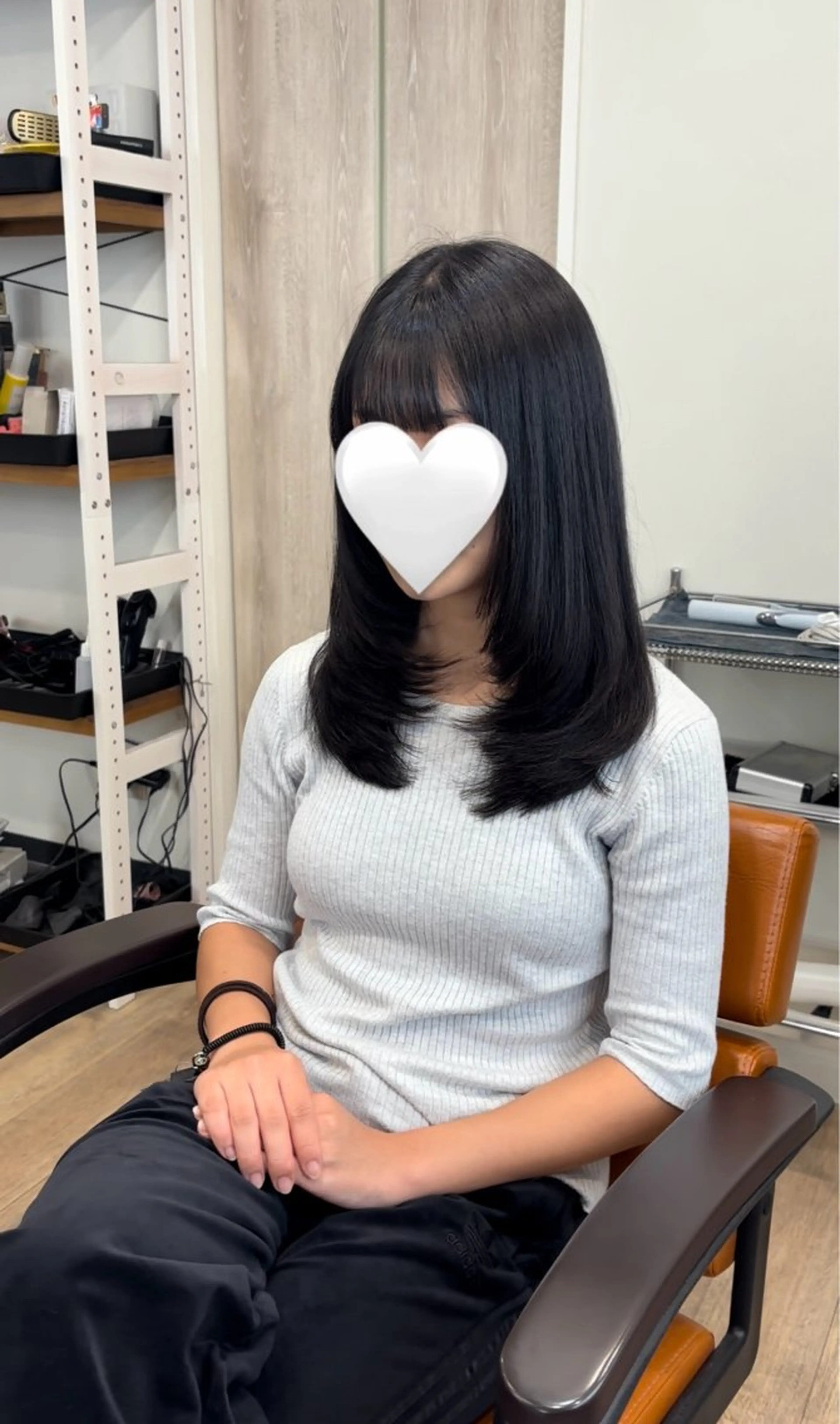 セミロング カット トリートメント レイヤーカット🫧艶 カラー/LILICAのヘアスタイル