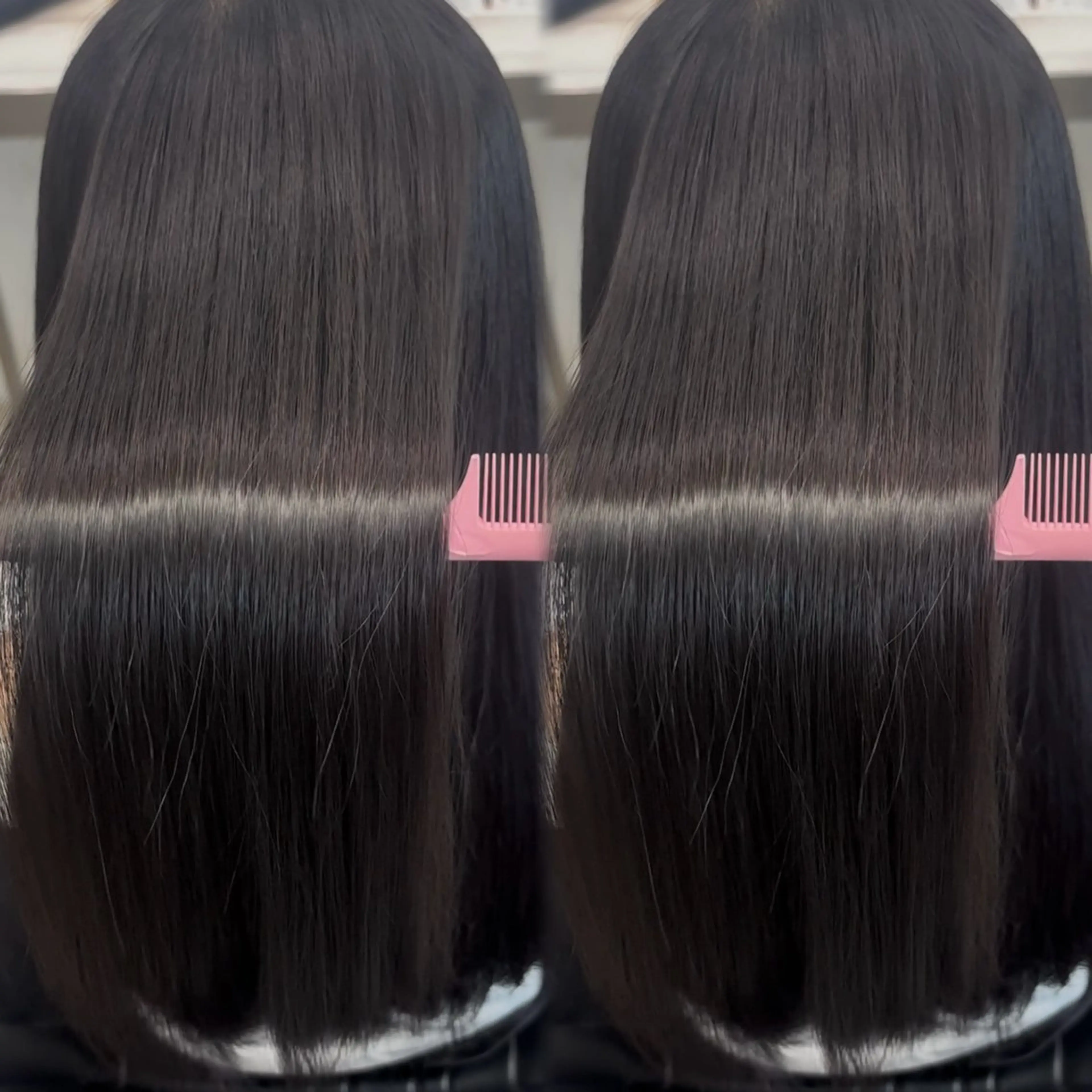 ロング 髪質改善/縮毛矯正/ 暖色カラー🎀🪞のヘアスタイル