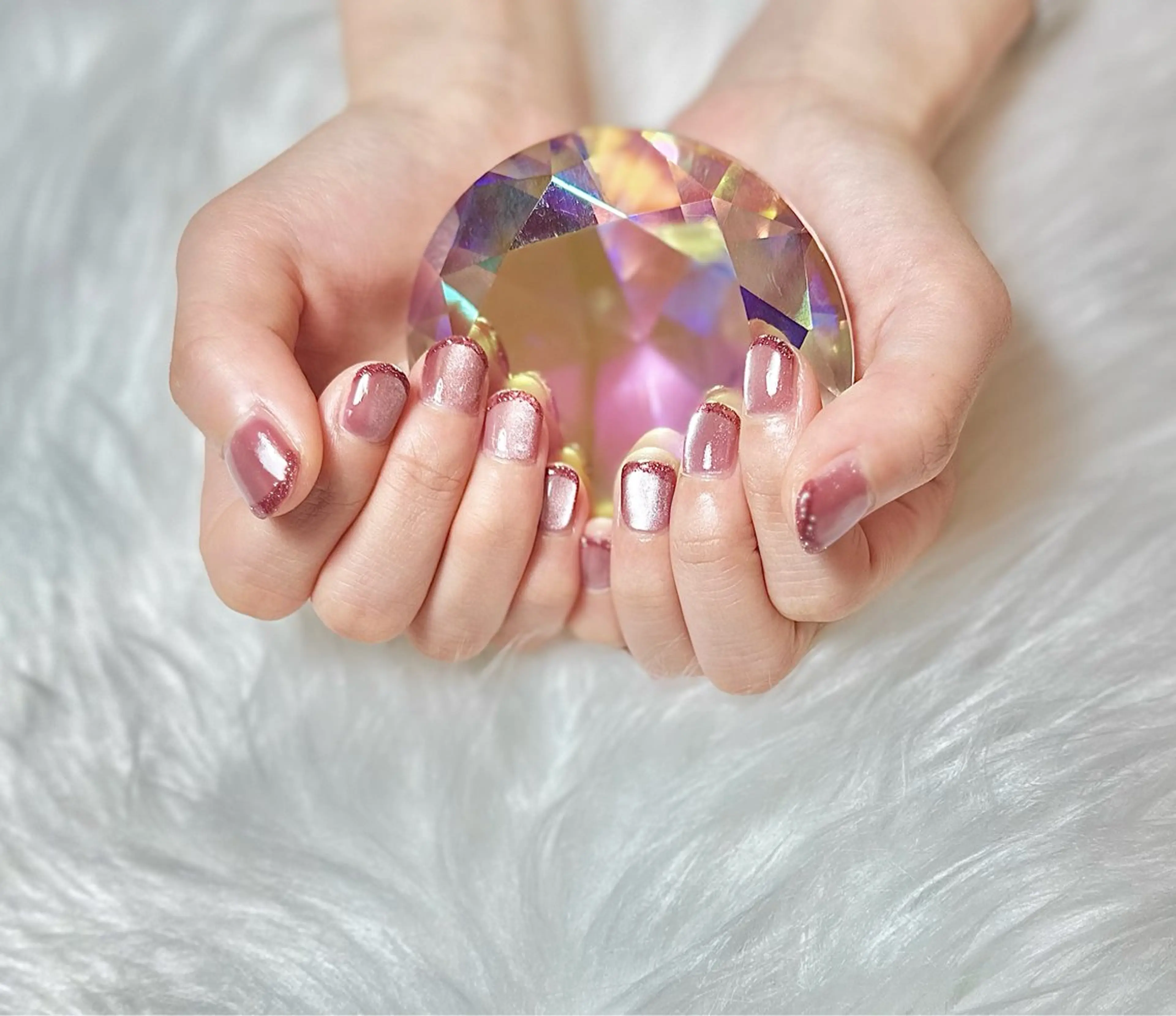 ネイル フラッシュネイル フレンチネイル マグネットネイル m_nail所属・O Mayaのネイルデザイン