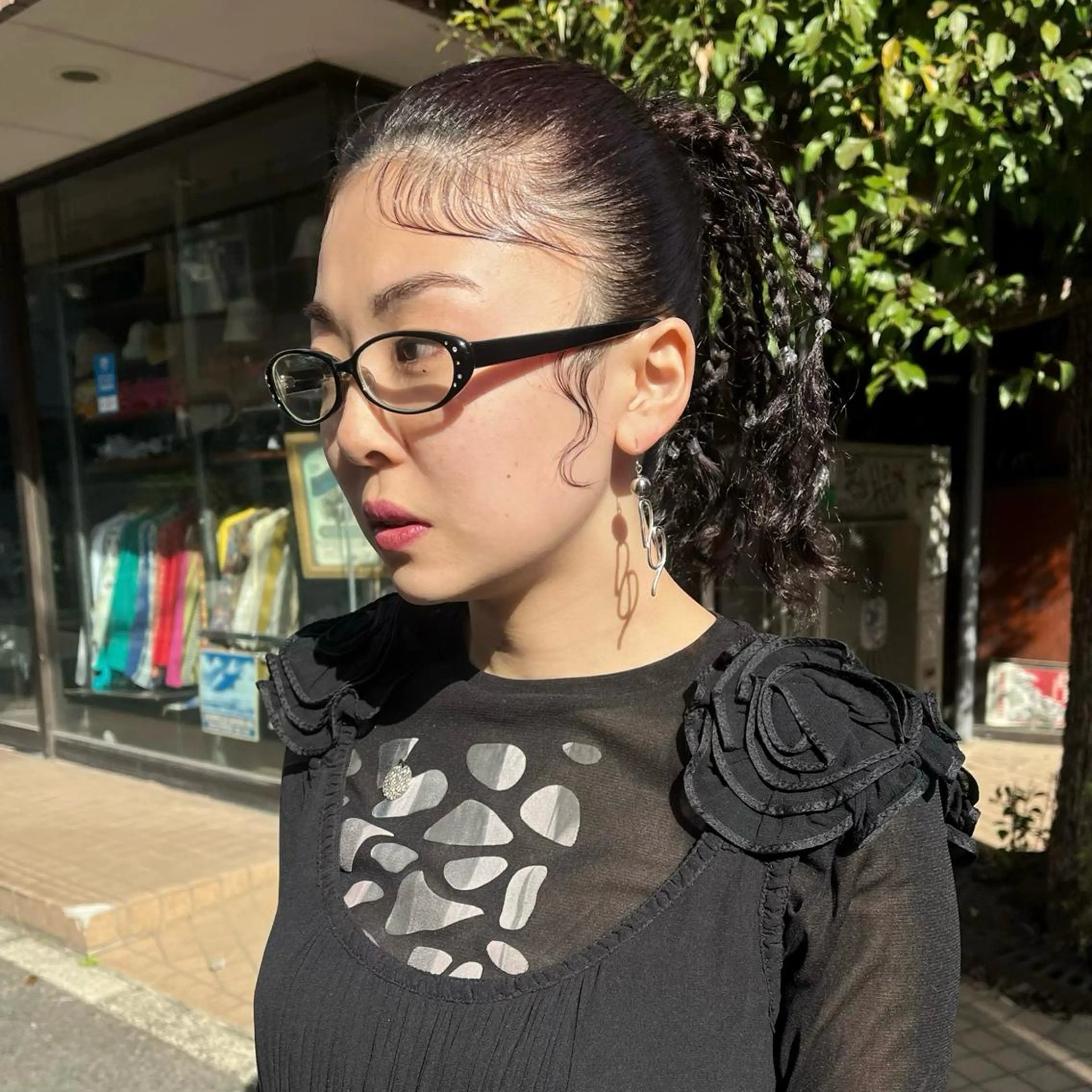 セミロング ヘアアレンジ ボブハイトーン🦖 デザインMAMIのヘアスタイル