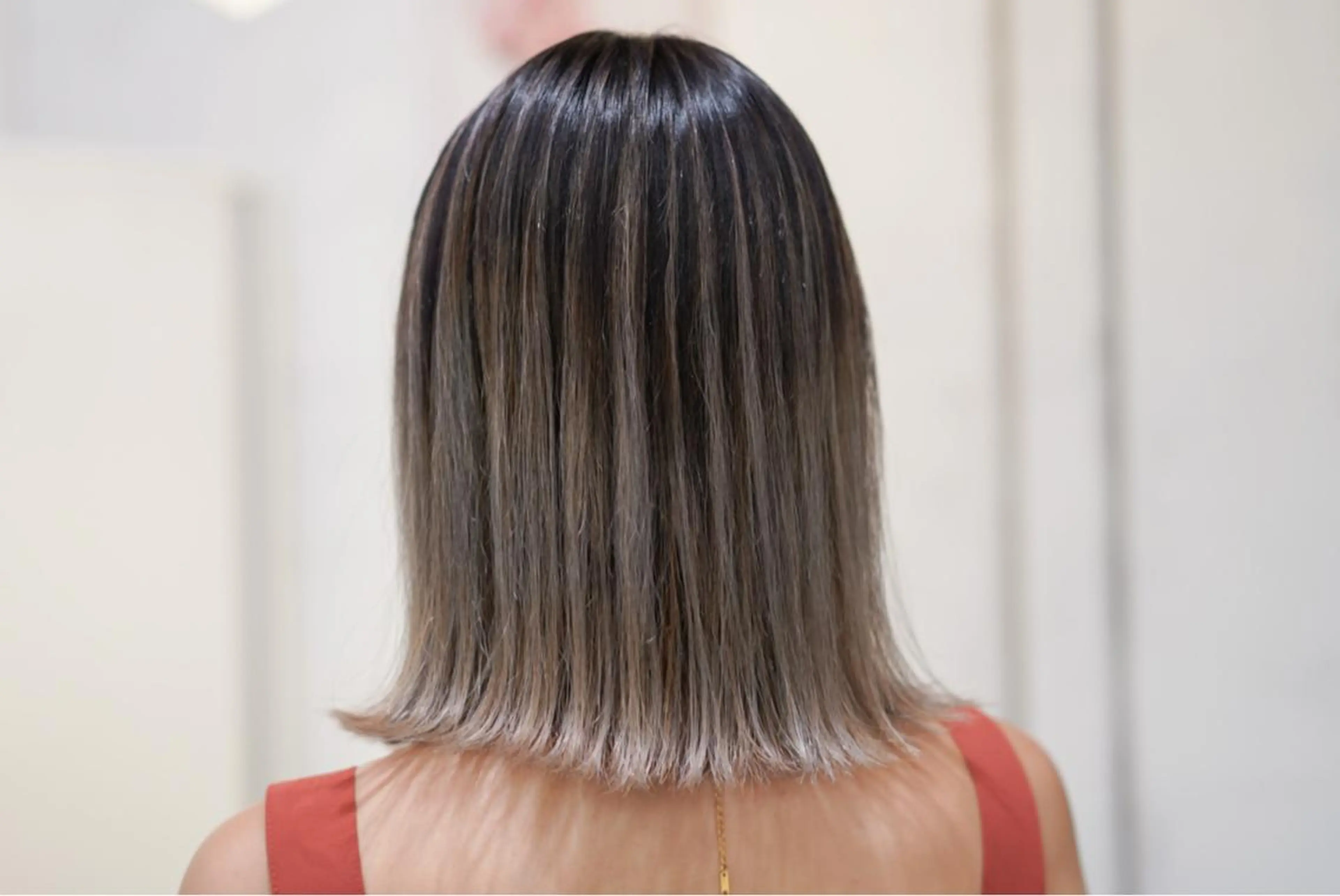 ミディアム カラー ヘアアレンジ バレイヤージュ ハイライトカラー ハイライト レイヤーカット ヘアカラー トリートメント BANK'S hair所属・寺坂雄飛 店長のヘアスタイル
