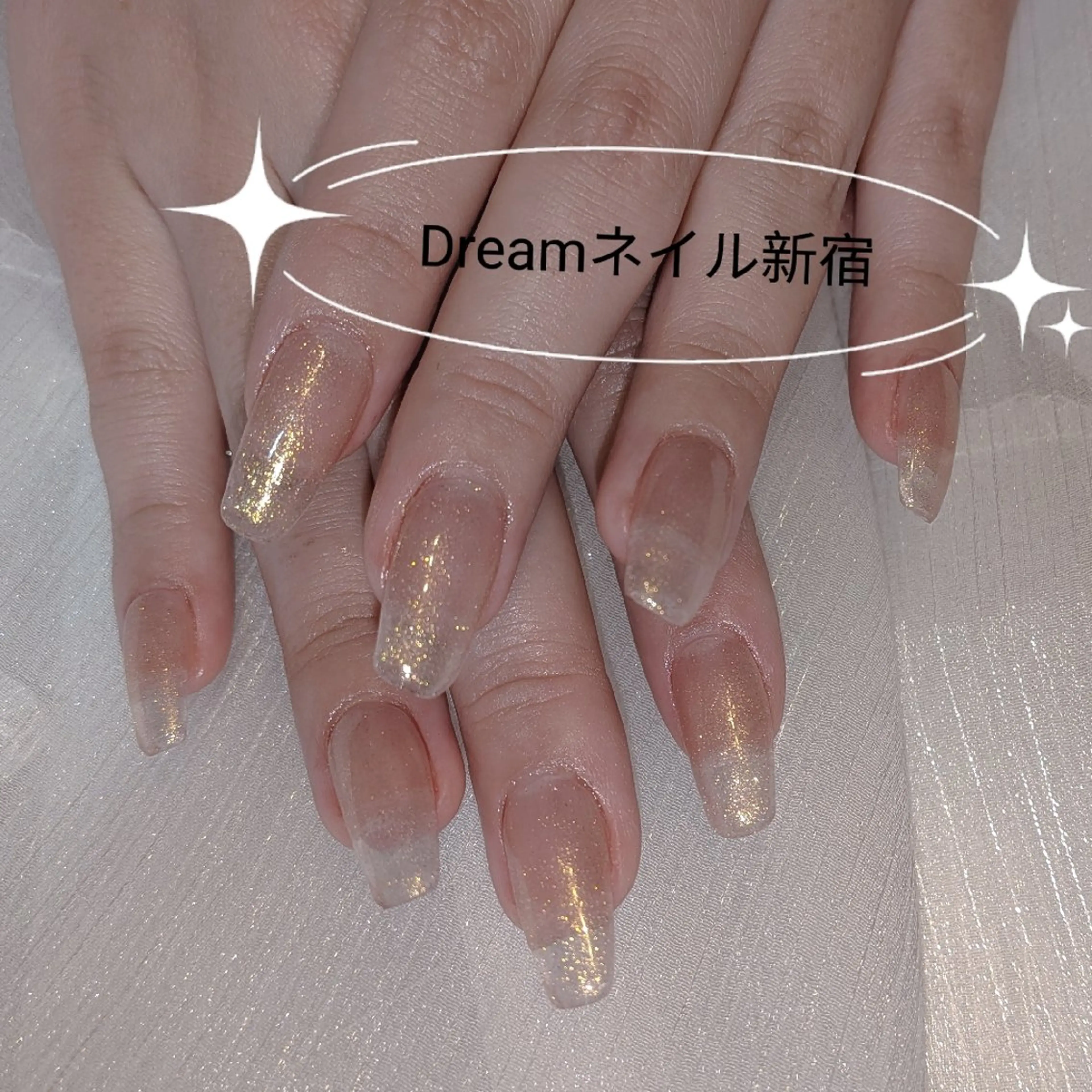 ネイル ハンドネイル ネイリストゆか💅 長さだし、深爪矯正のネイルデザイン