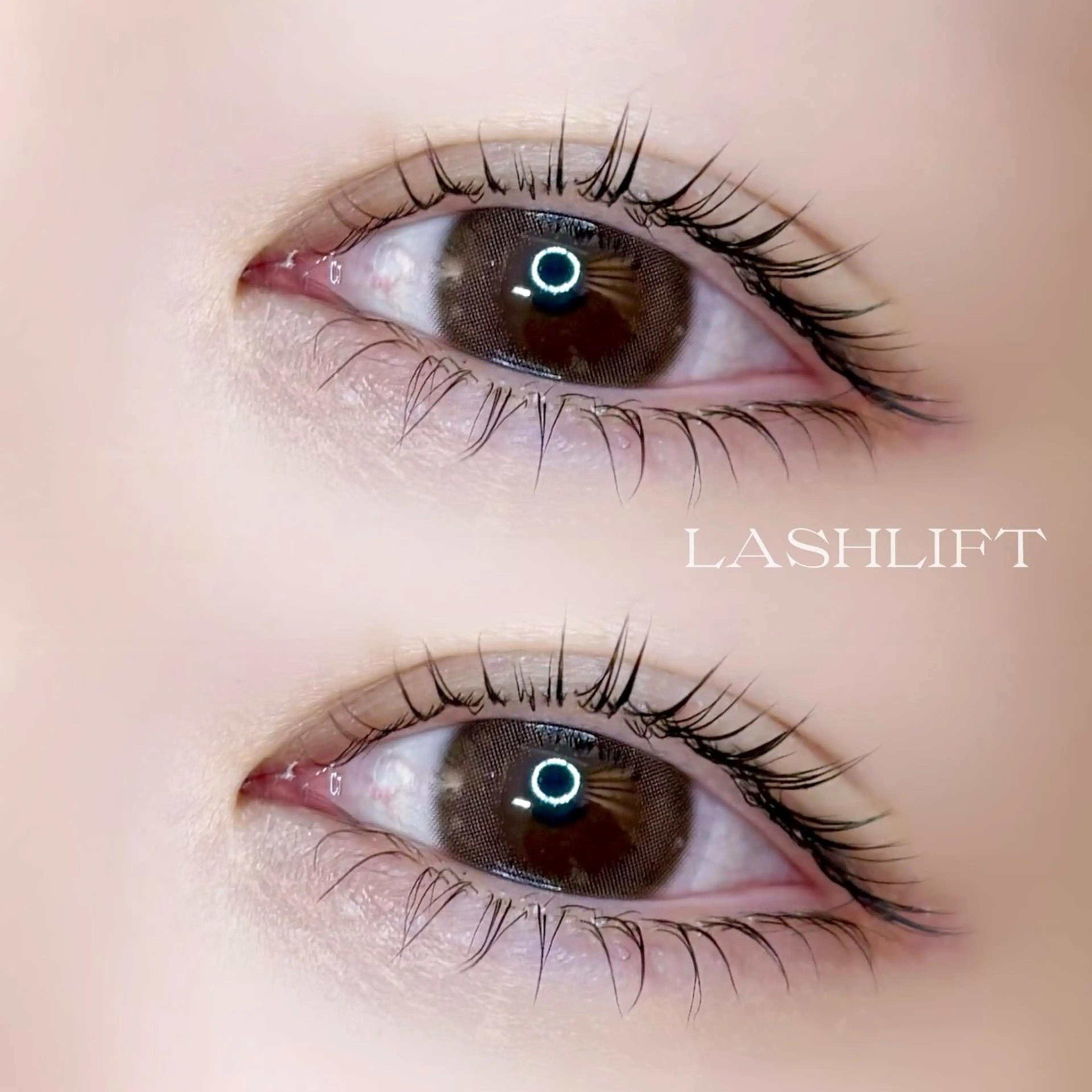 上下まつ毛パーマの写真