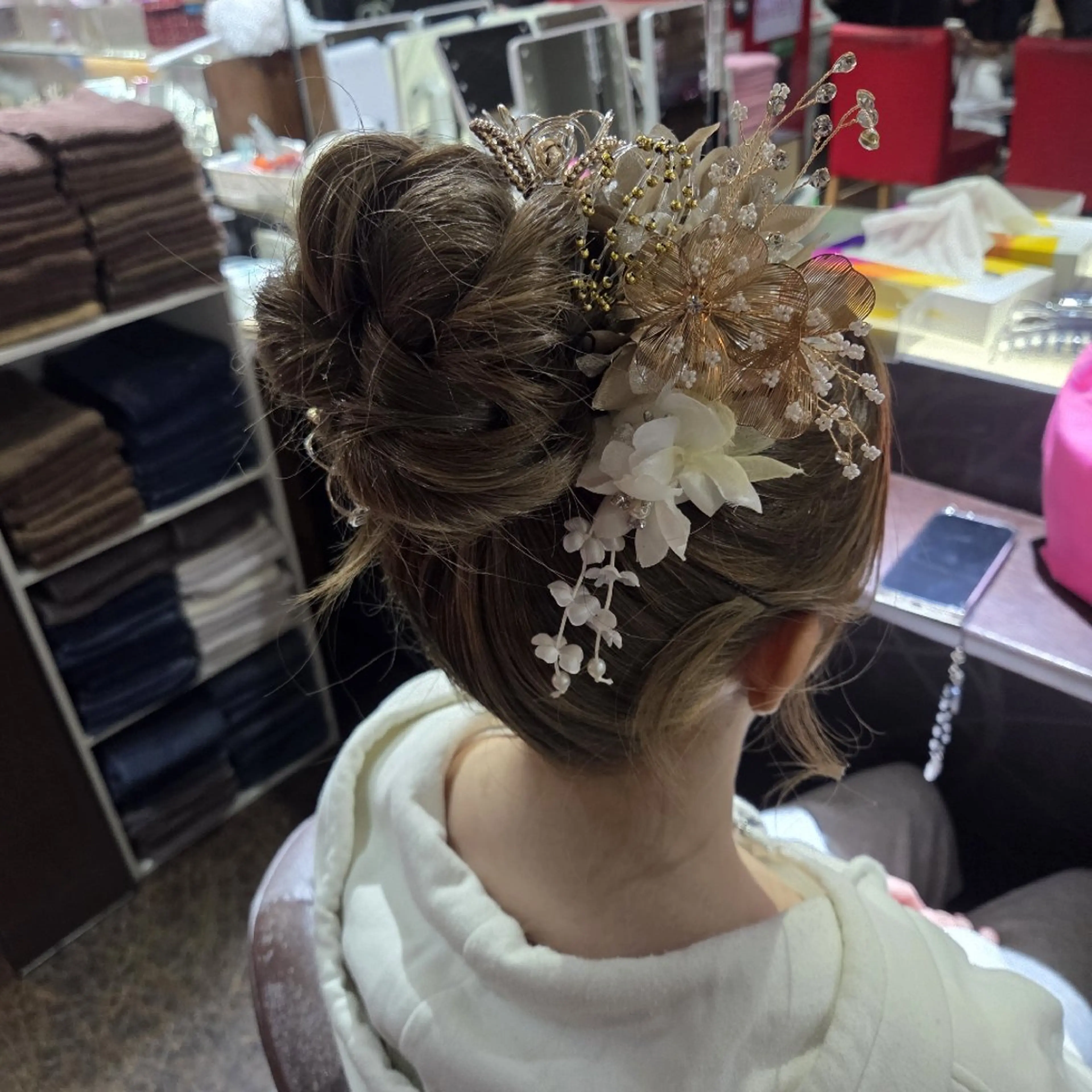 お祭り！着付けヘアセットの写真