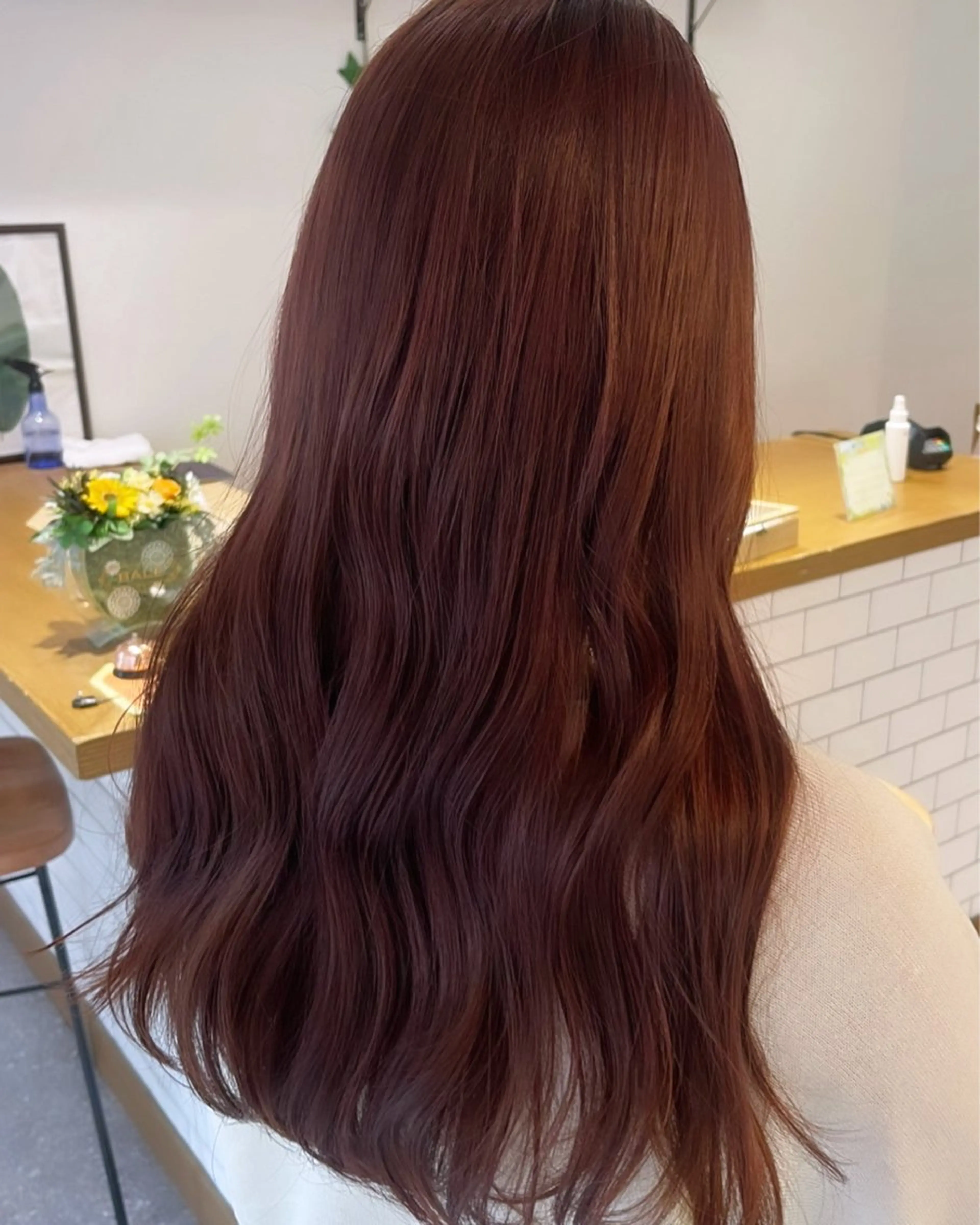 ロング カラー きなみ いく🎀透明感カラーのヘアスタイル
