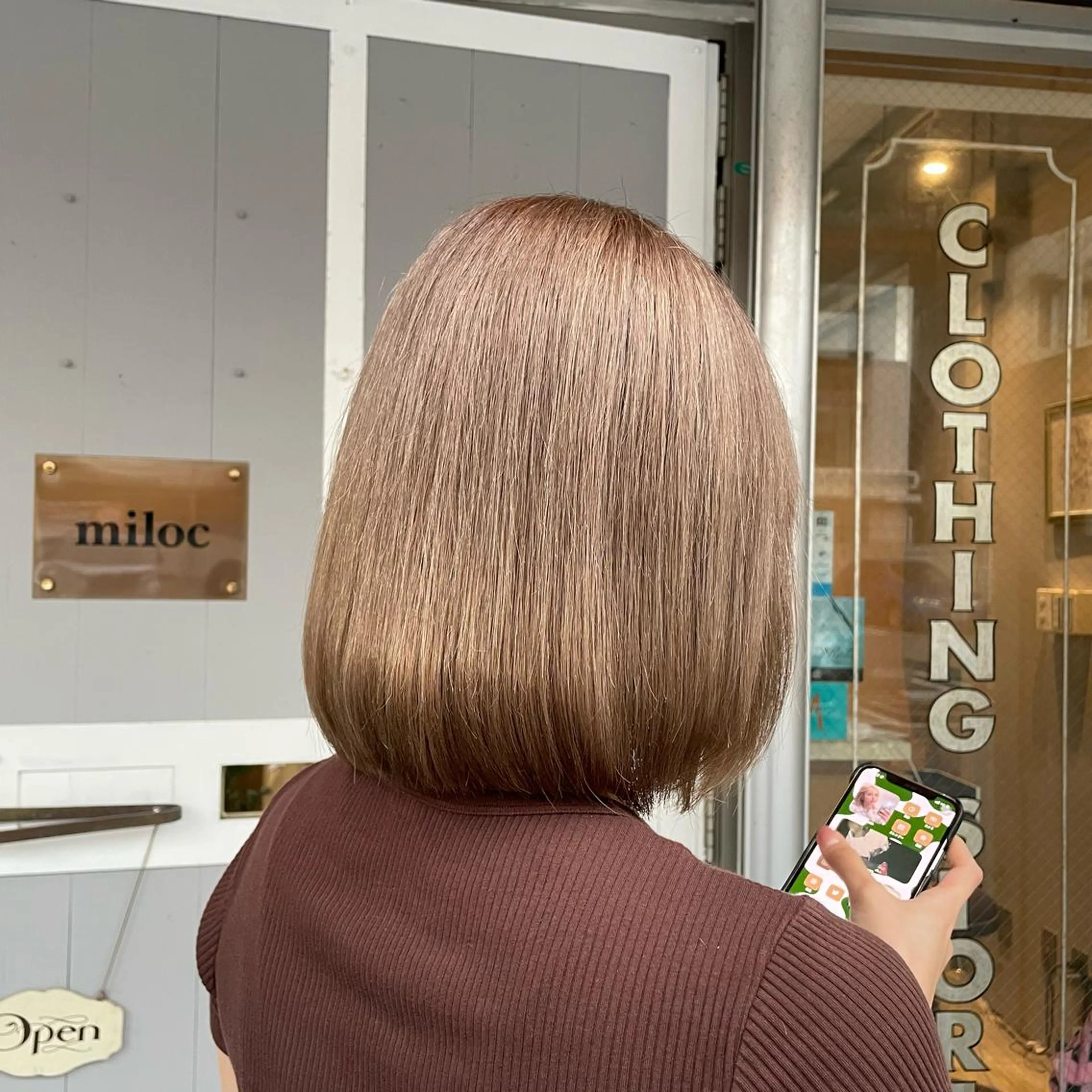 ショート カラー ヘアカラー miloc那覇 MIKUのヘアスタイル