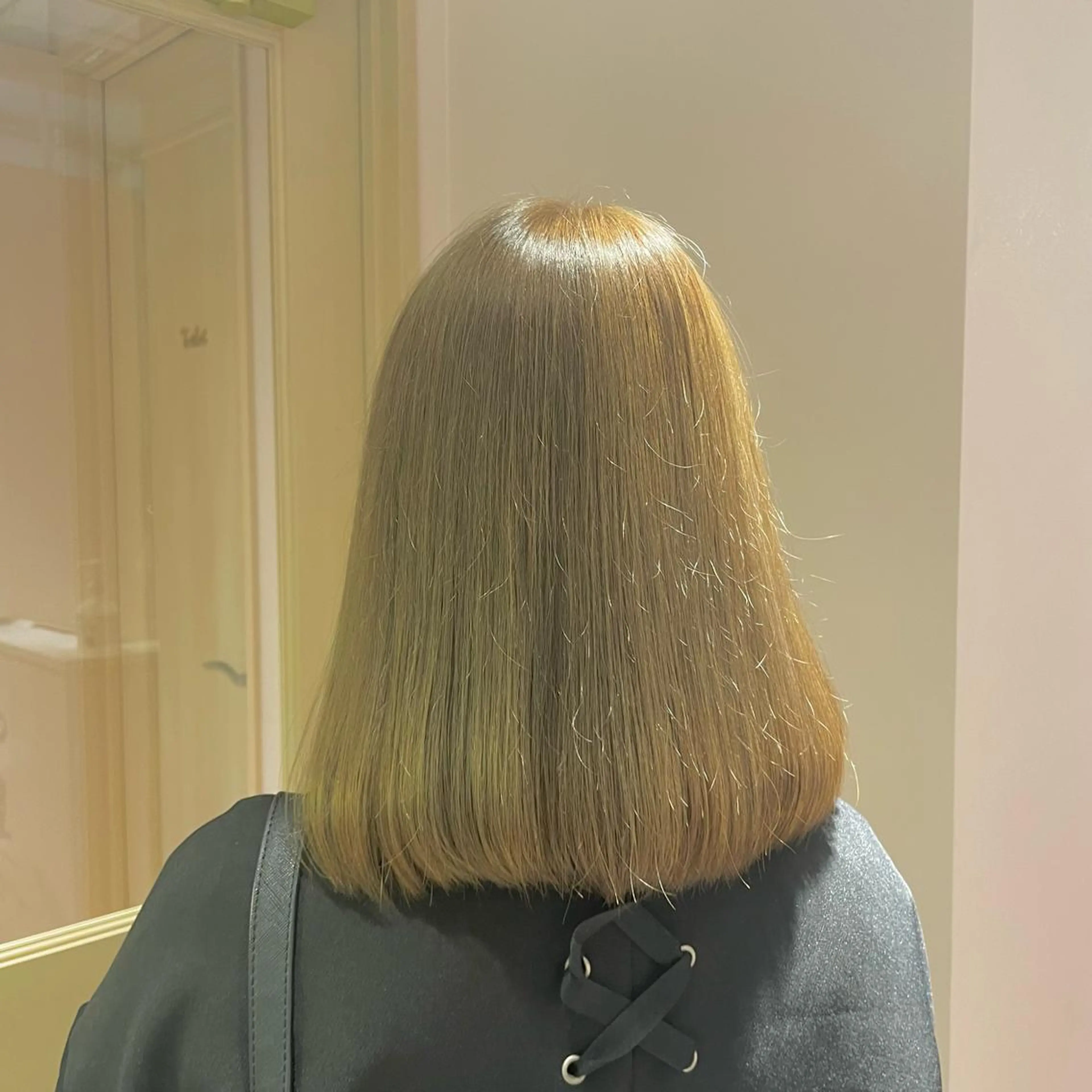 ミディアム ヘアカラー トリートメント ヘッドスパ マホ/日吉/髪質改善 /レイヤー/ガーリーのヘアスタイル