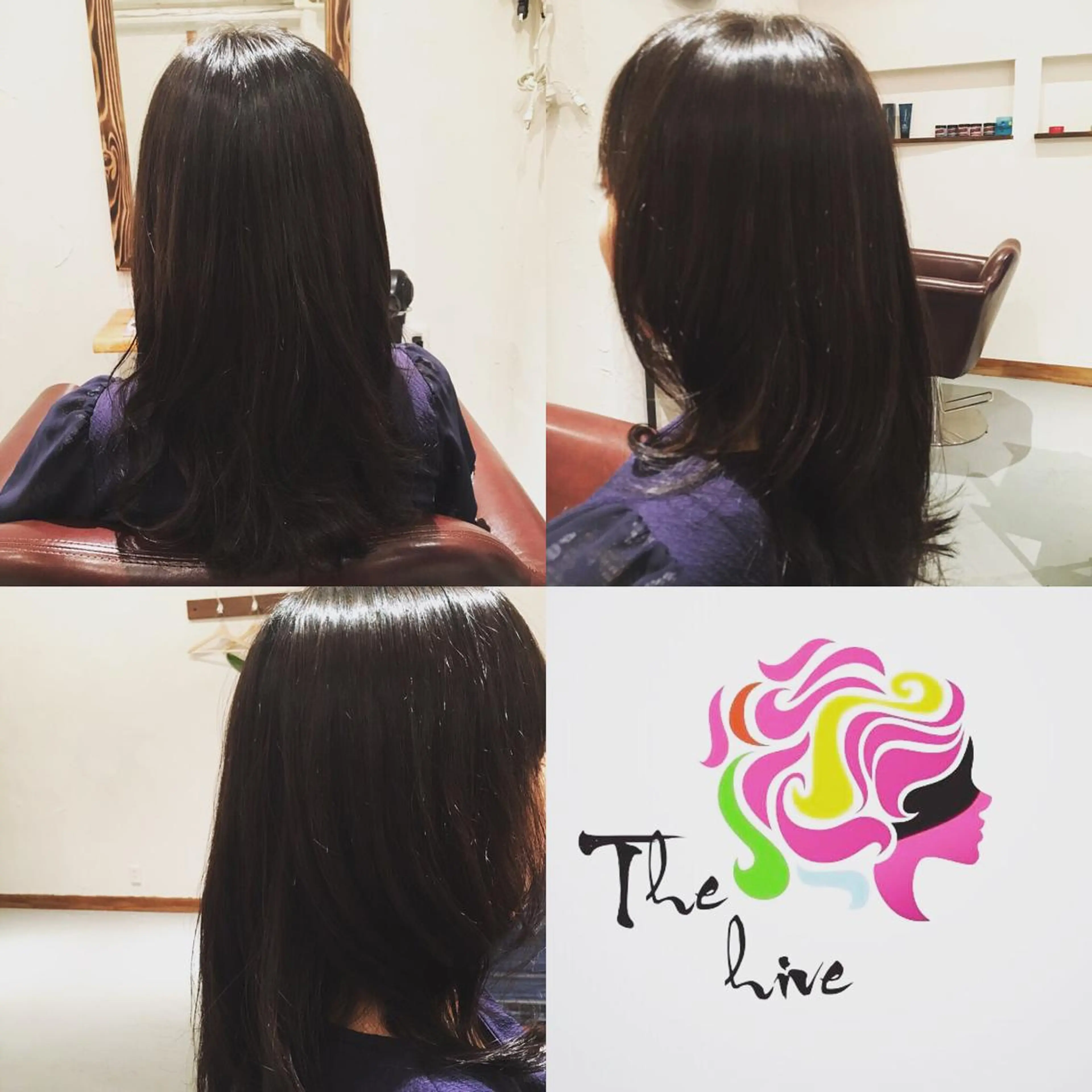 ロング パーマ デジタルパーマ Hair salon The  hiveのヘアスタイル