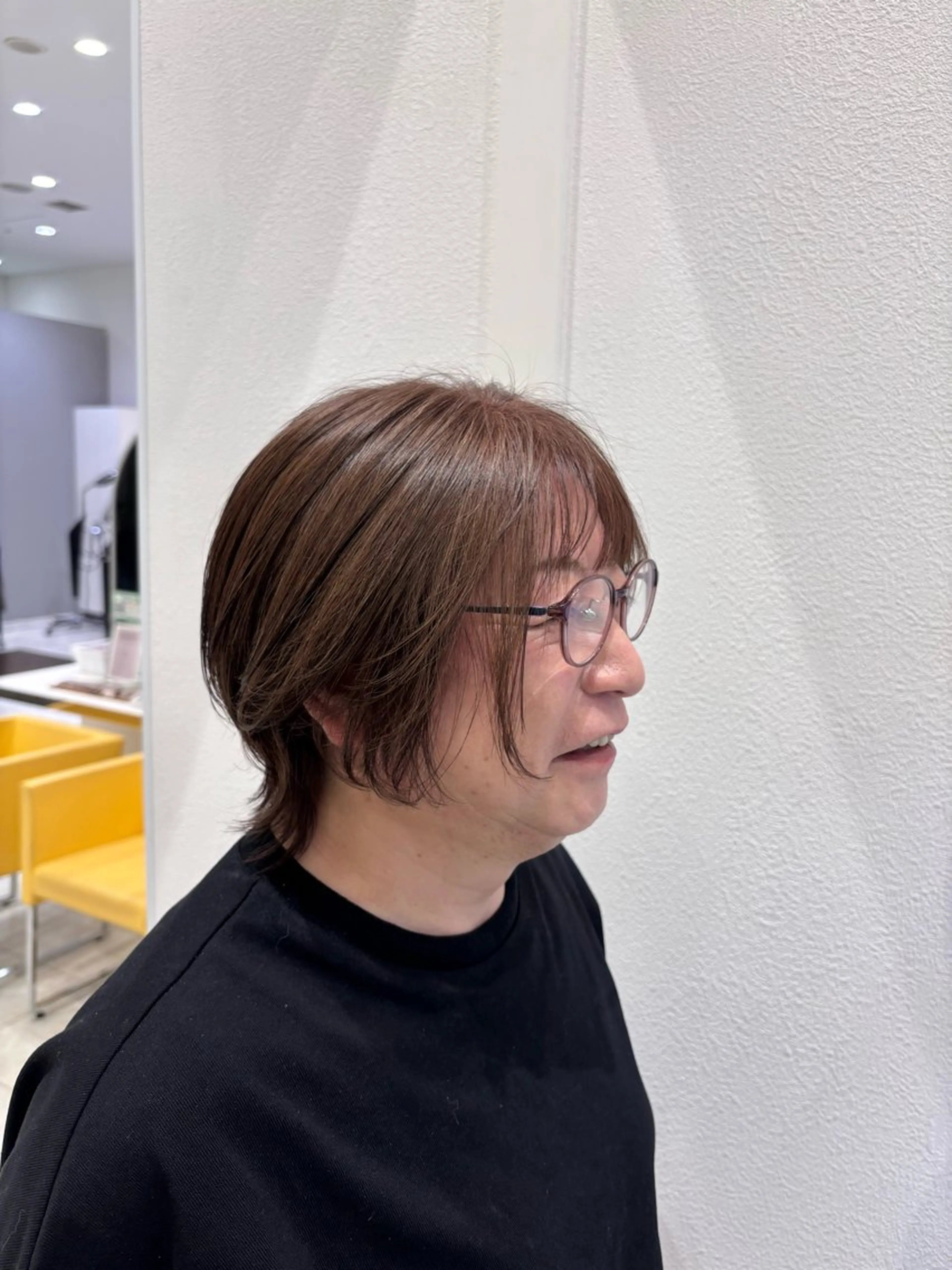 ショート ウルフカット ヘアカラー 💙よねざわ みづき💙のヘアスタイル