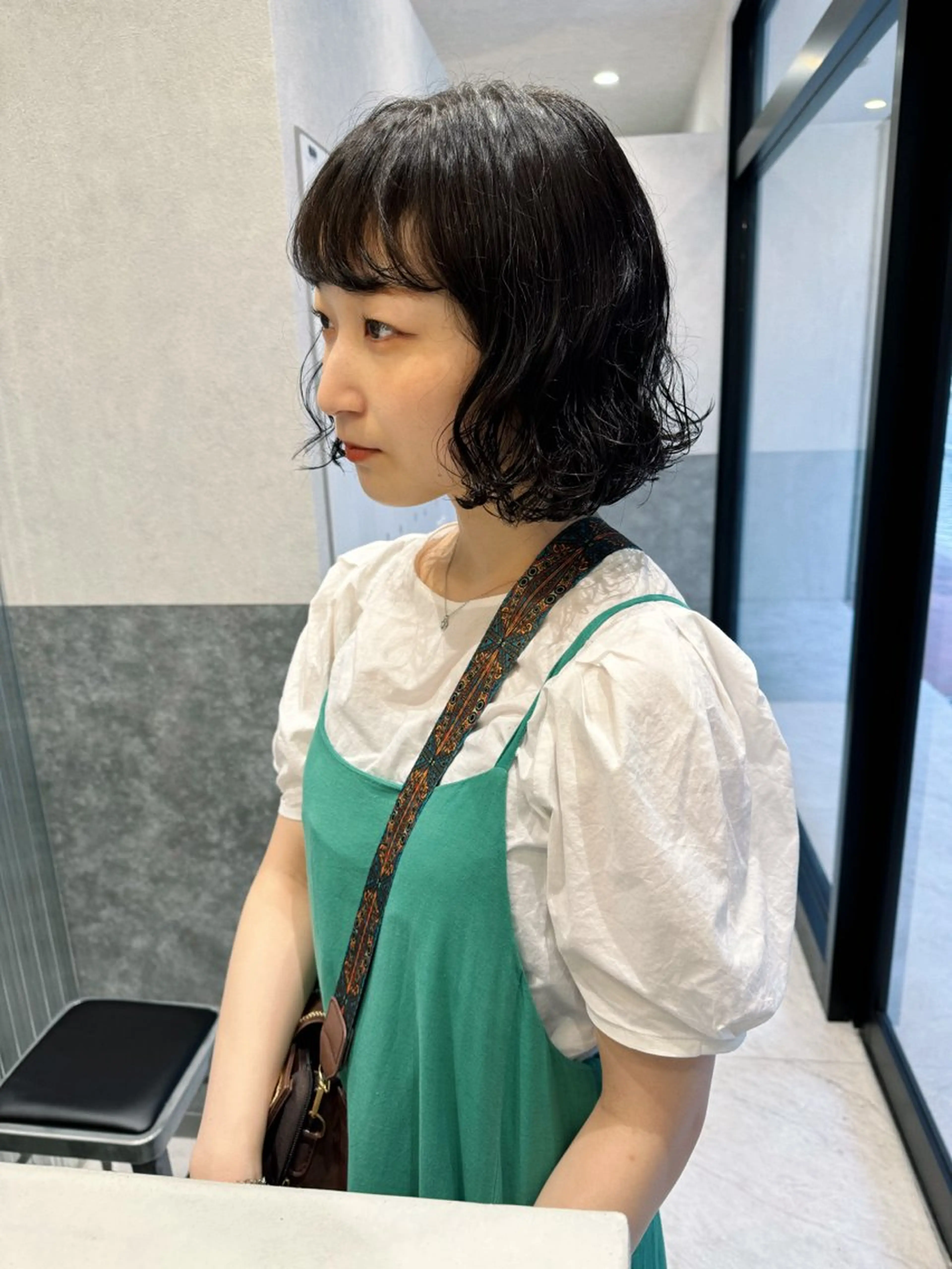 ショート パーマ SALOWIN新潟万代店所属・SaKiho 🎀のヘアスタイル