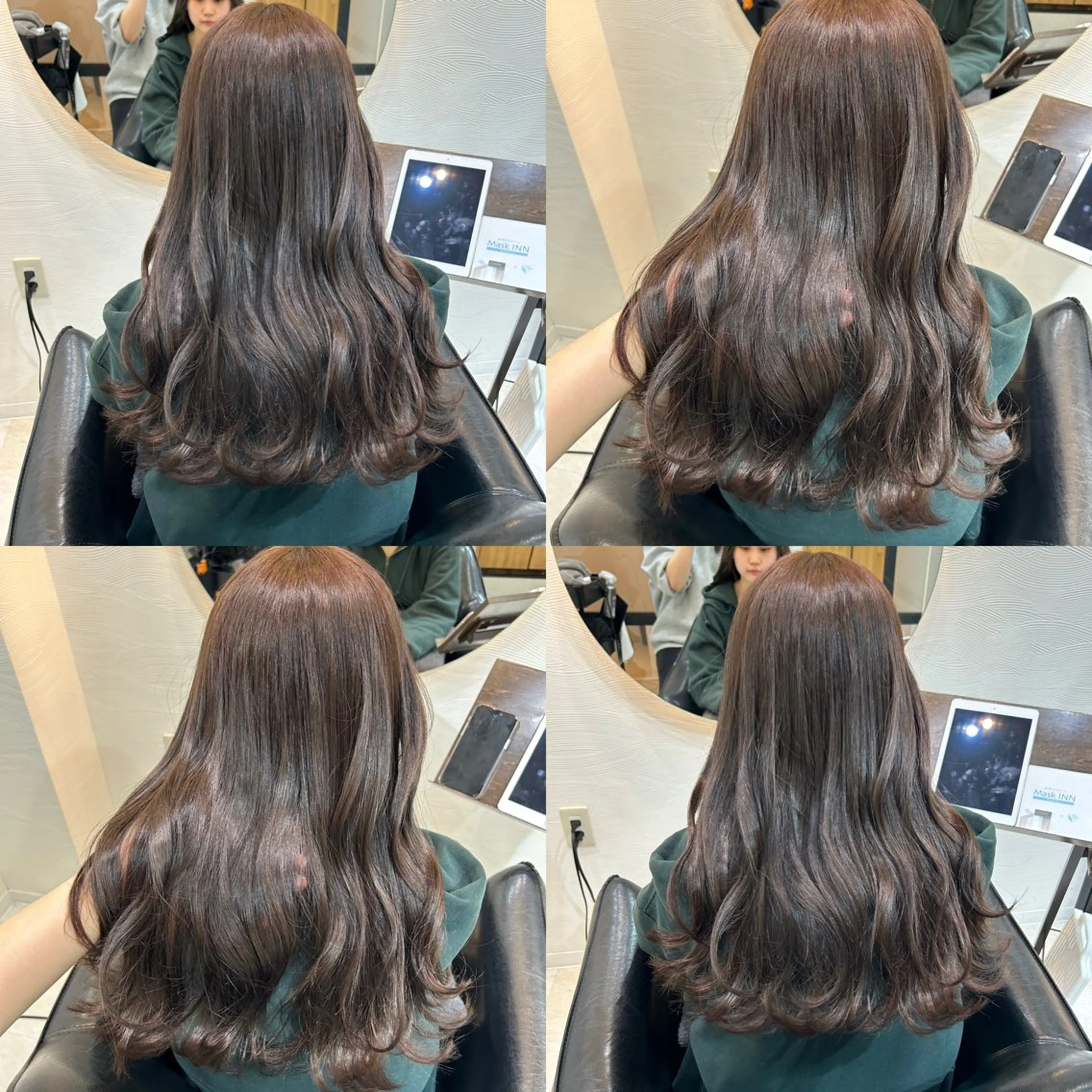 ロング カラー カット ヘアカラー トリートメント 🤍透明感/韓国風 🤍サクラギヒトミのヘアスタイル