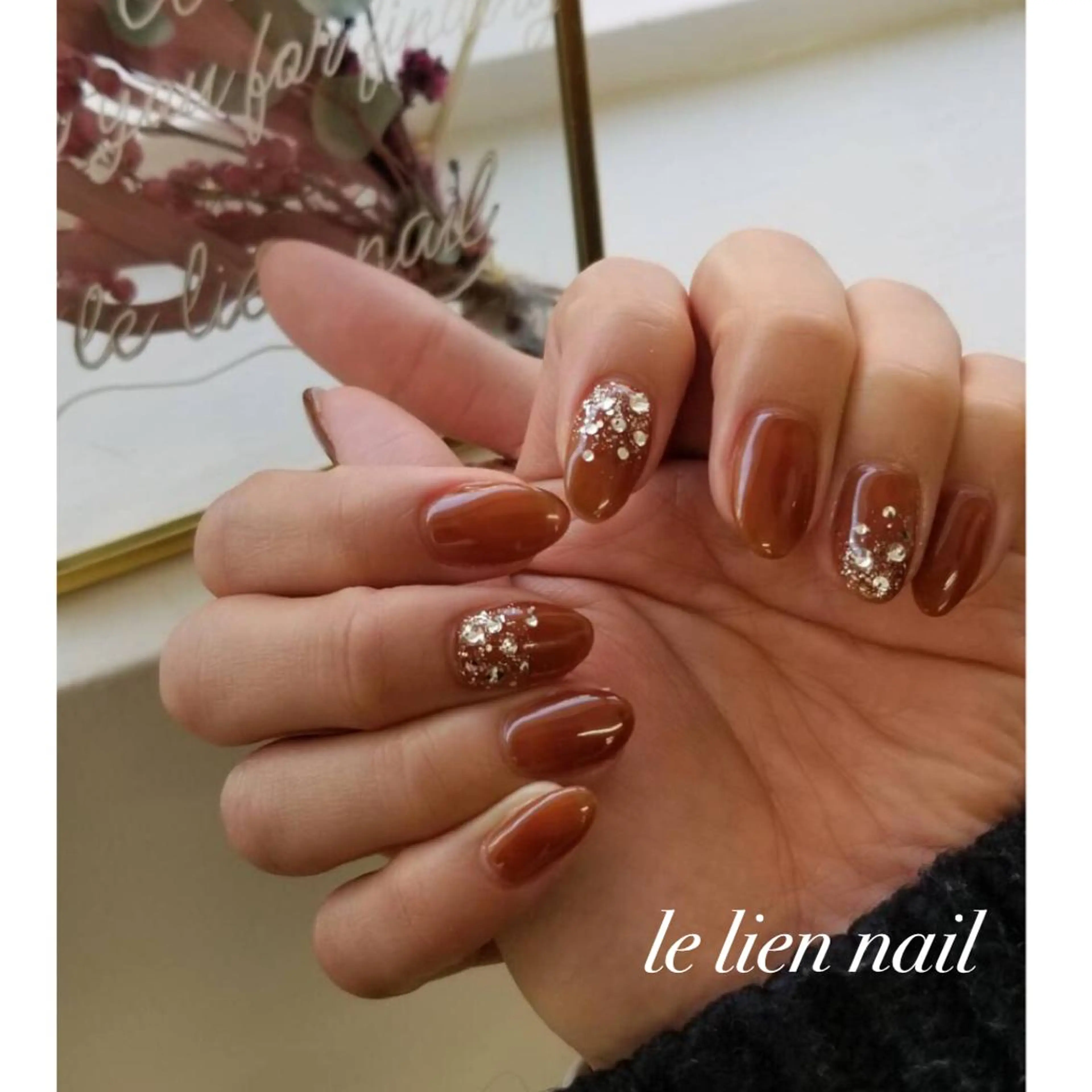 ネイル キラキラネイル le lien nailのネイルデザイン