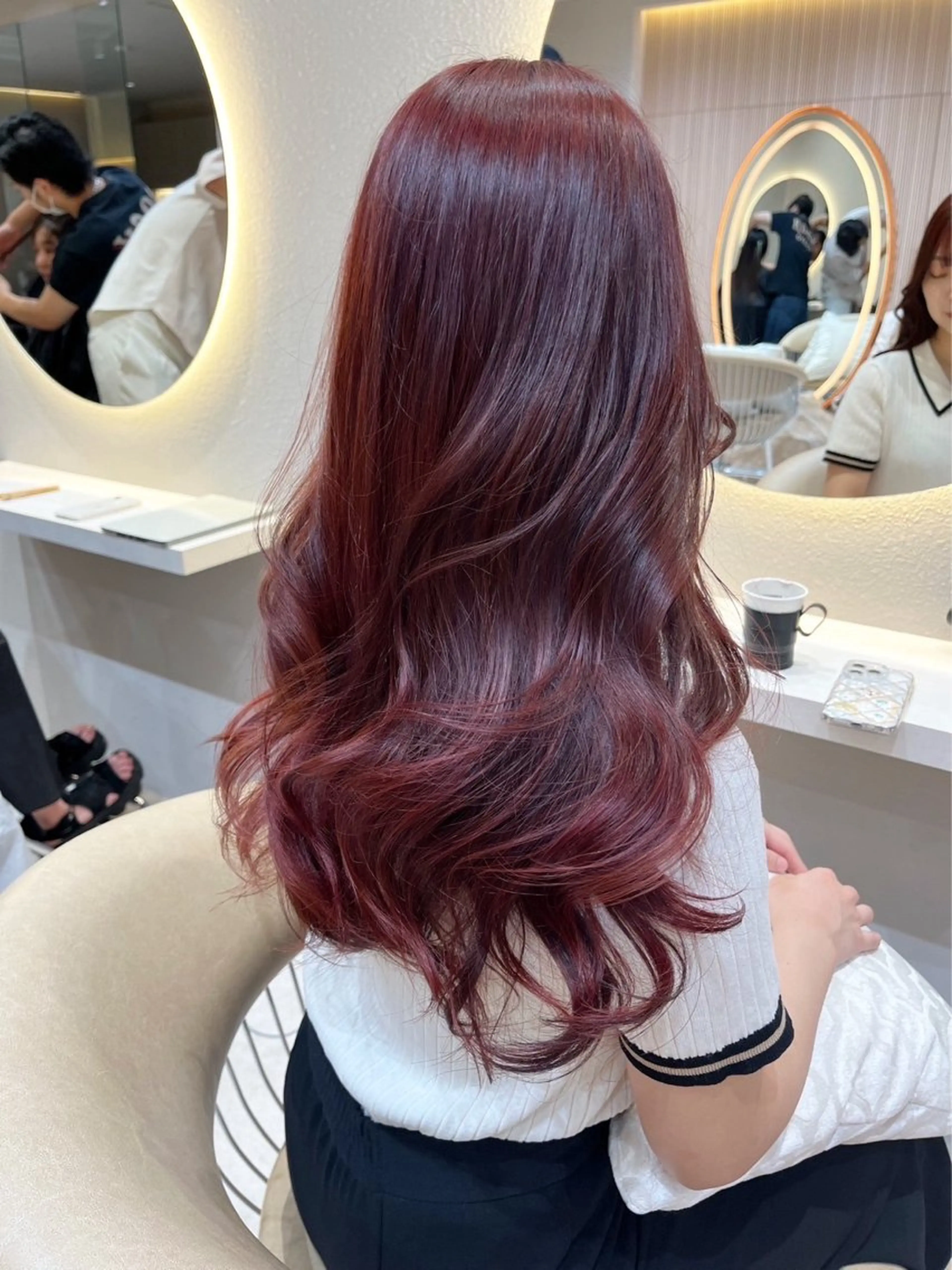 ロング ヘアカラー トリートメント ハイトーンカラー🌟 🎠KANON🎡のヘアスタイル