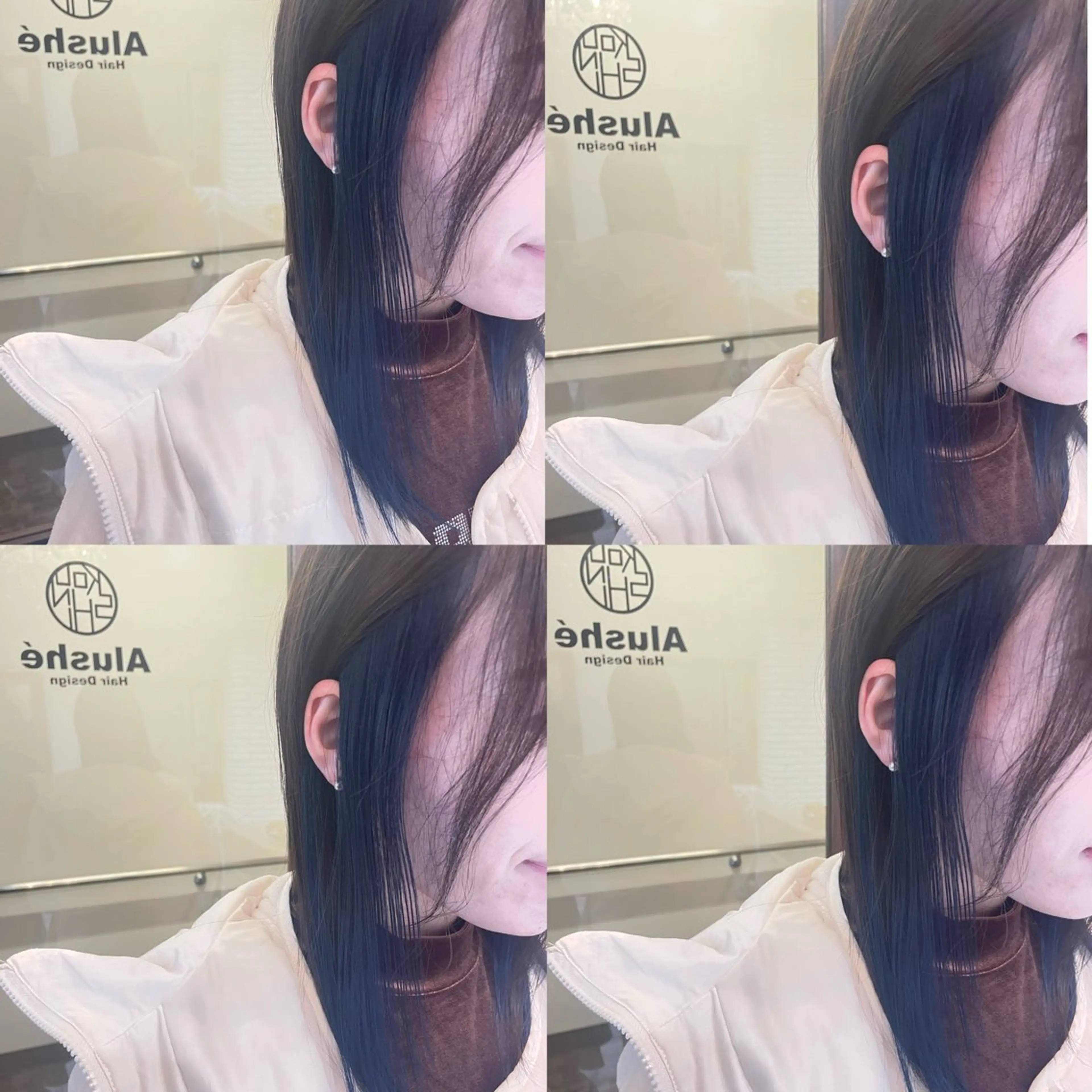 セミロング ヘアカラー トリートメント 髪質改善×透明感× 艶髪🥀HIYORIのヘアスタイル