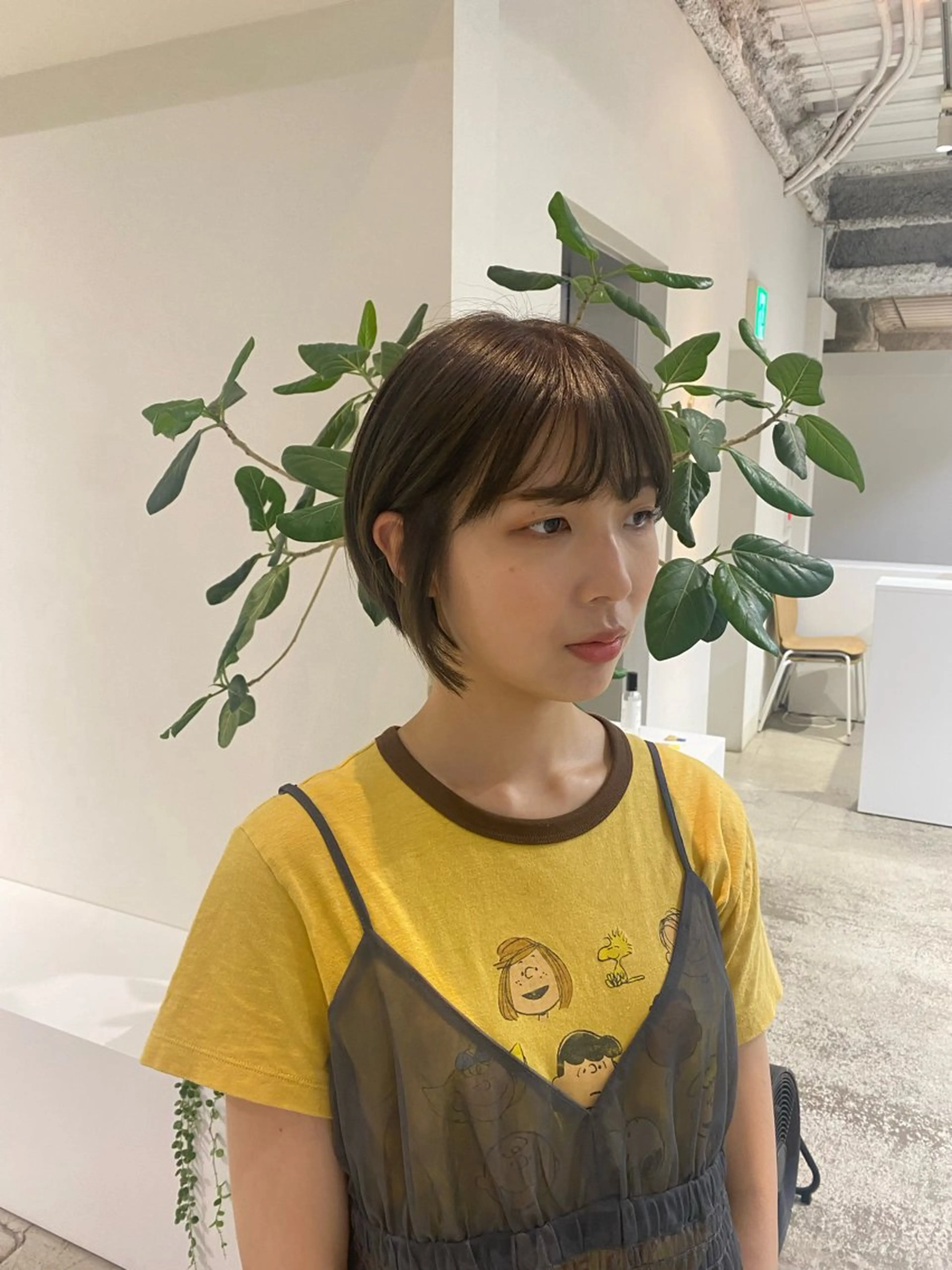 カラー オリーブカラー ANY所属・ANY Sakiのヘアスタイル