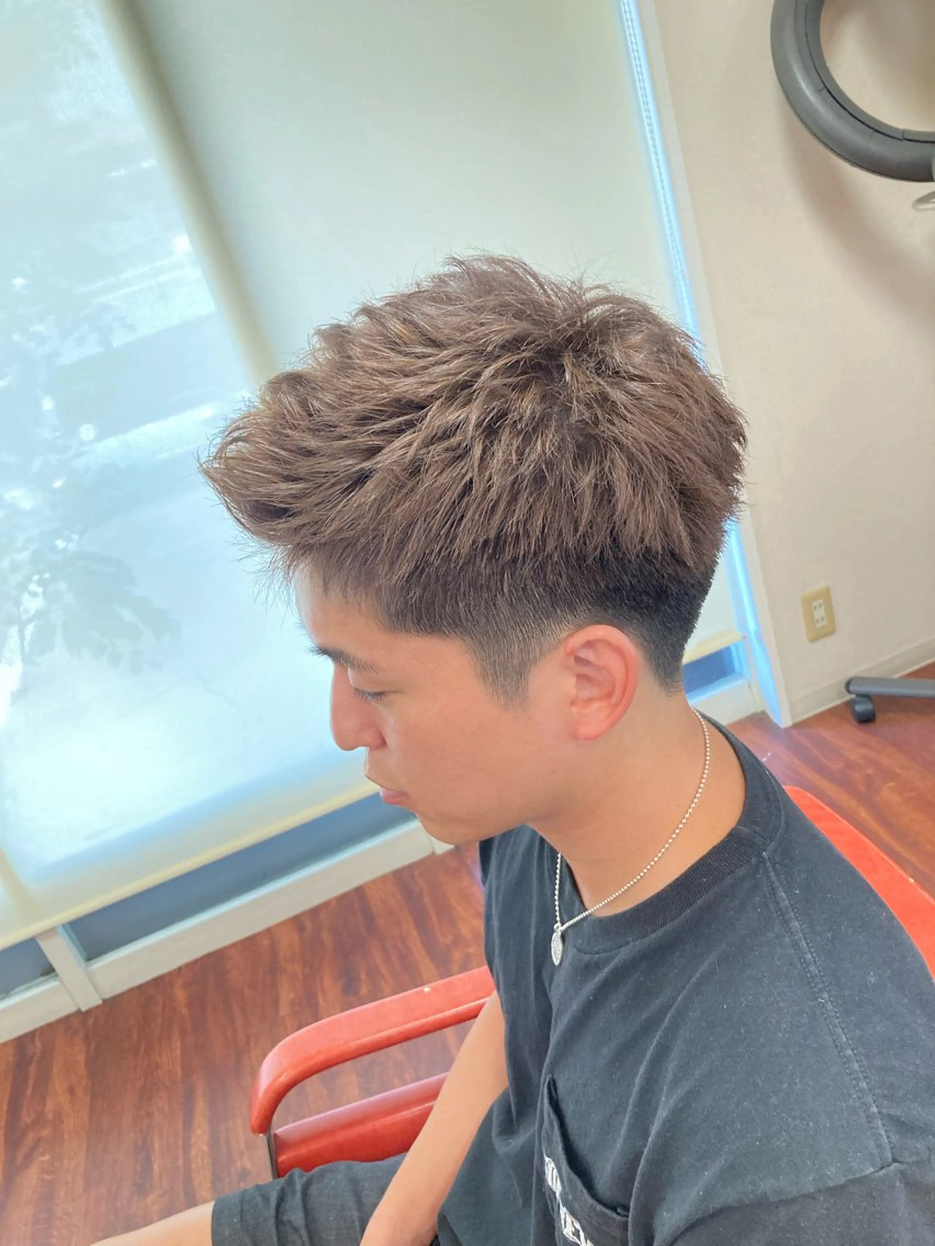 ショート カラー メンズ カット ヘアカラー maCken所属・松本　友佑 maCkenのヘアスタイル