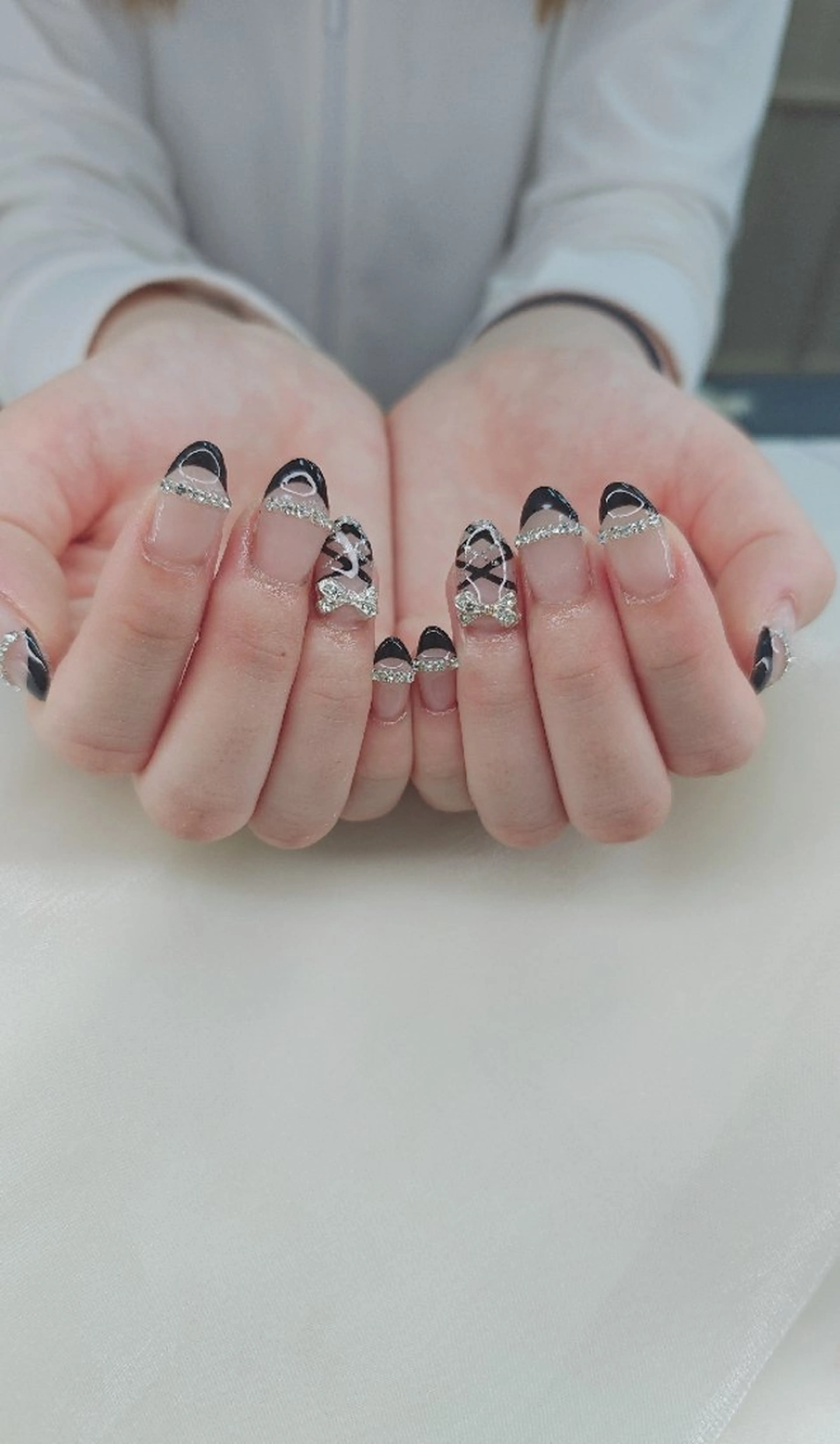 ネイル べっ甲ネイル チークネイル フレンチネイル 韓国ネイル ニュアンスネイル ハンドネイル ♡Sherry  Nail♡のネイルデザイン