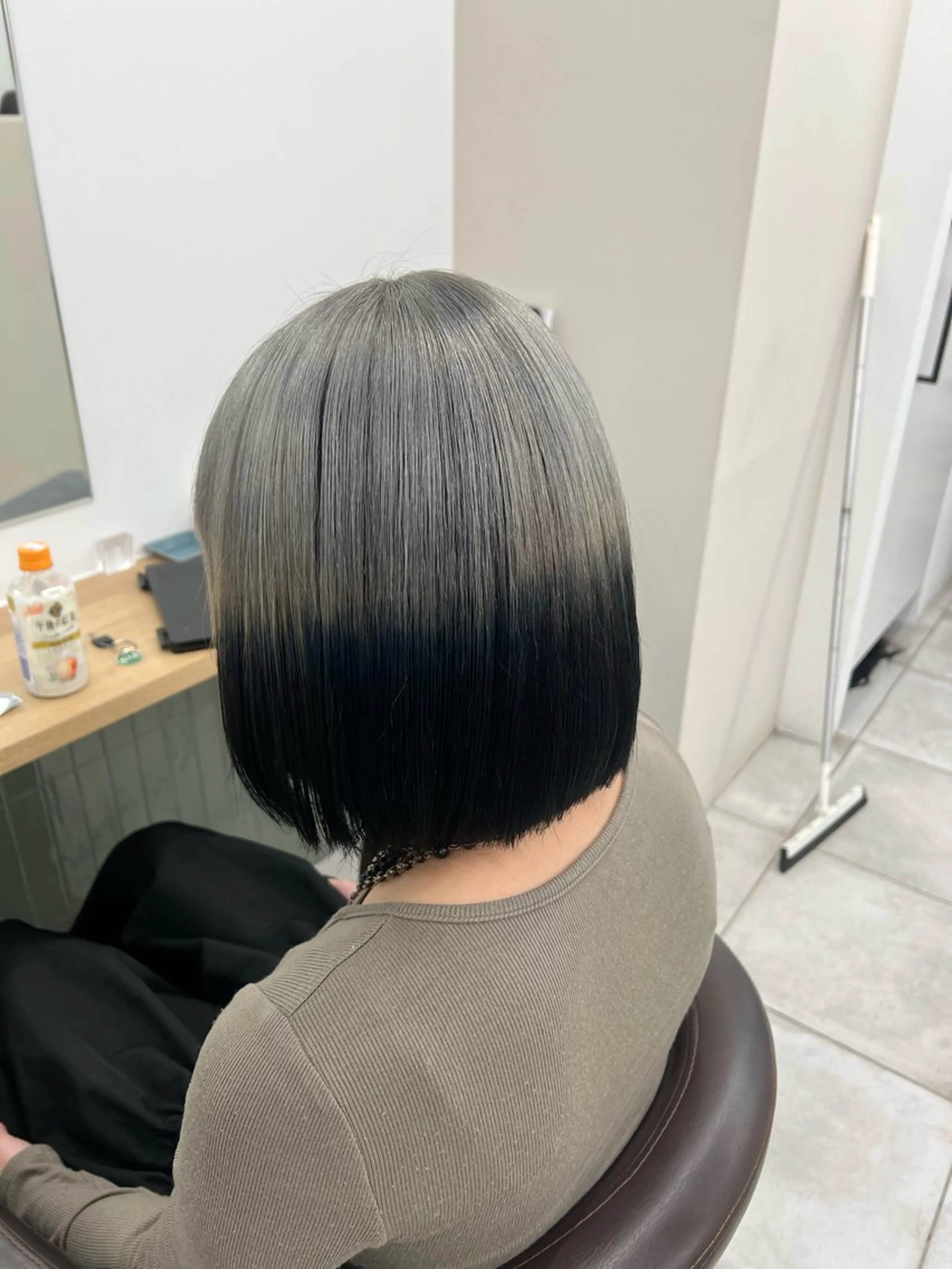 ミディアム カラー カット ヘアカラー トリートメント 色落ちまで可愛い 🔅KANTAのヘアスタイル