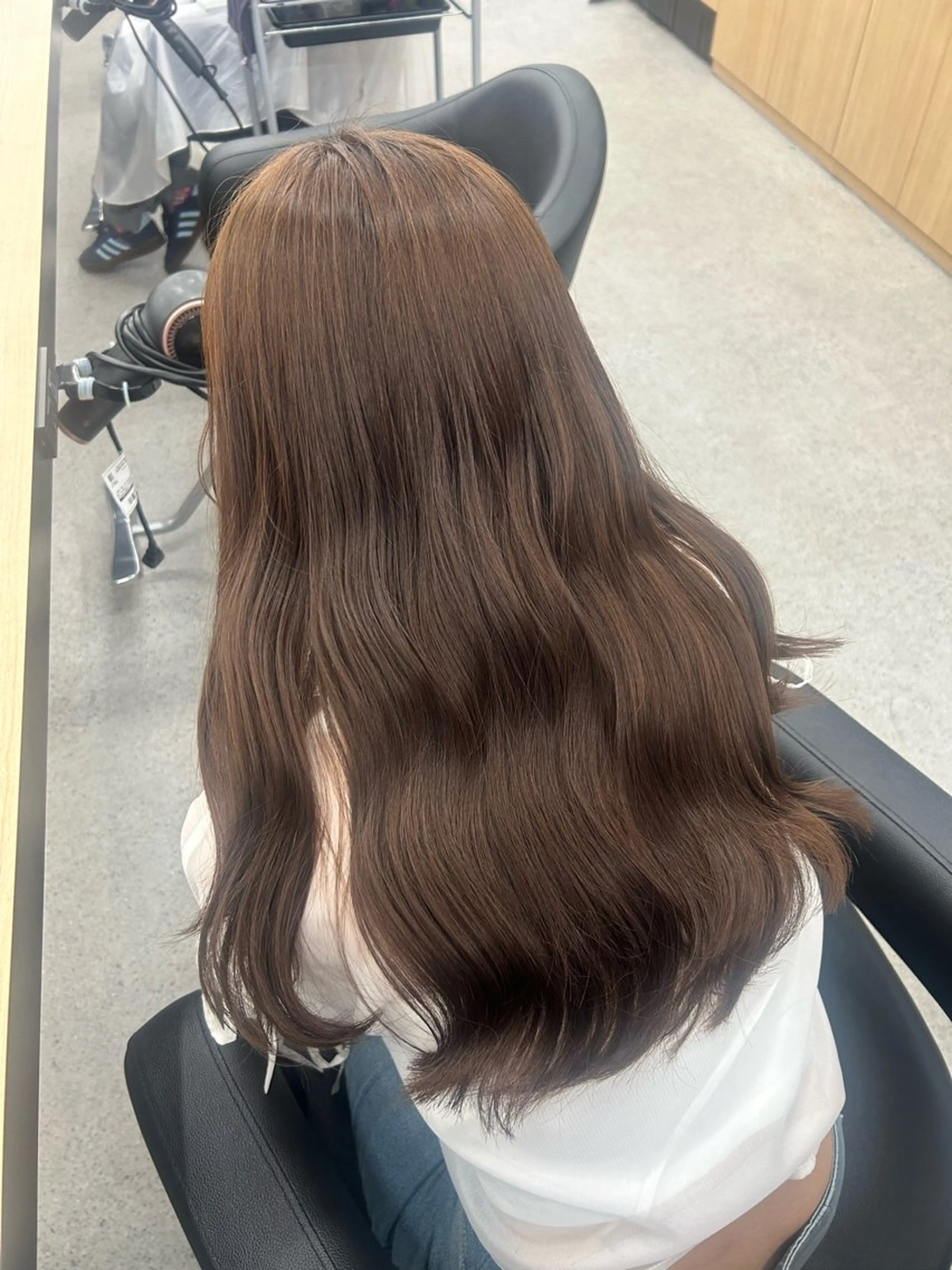 ロング カラー 愛結 暖色カラー🎀🩰のヘアスタイル