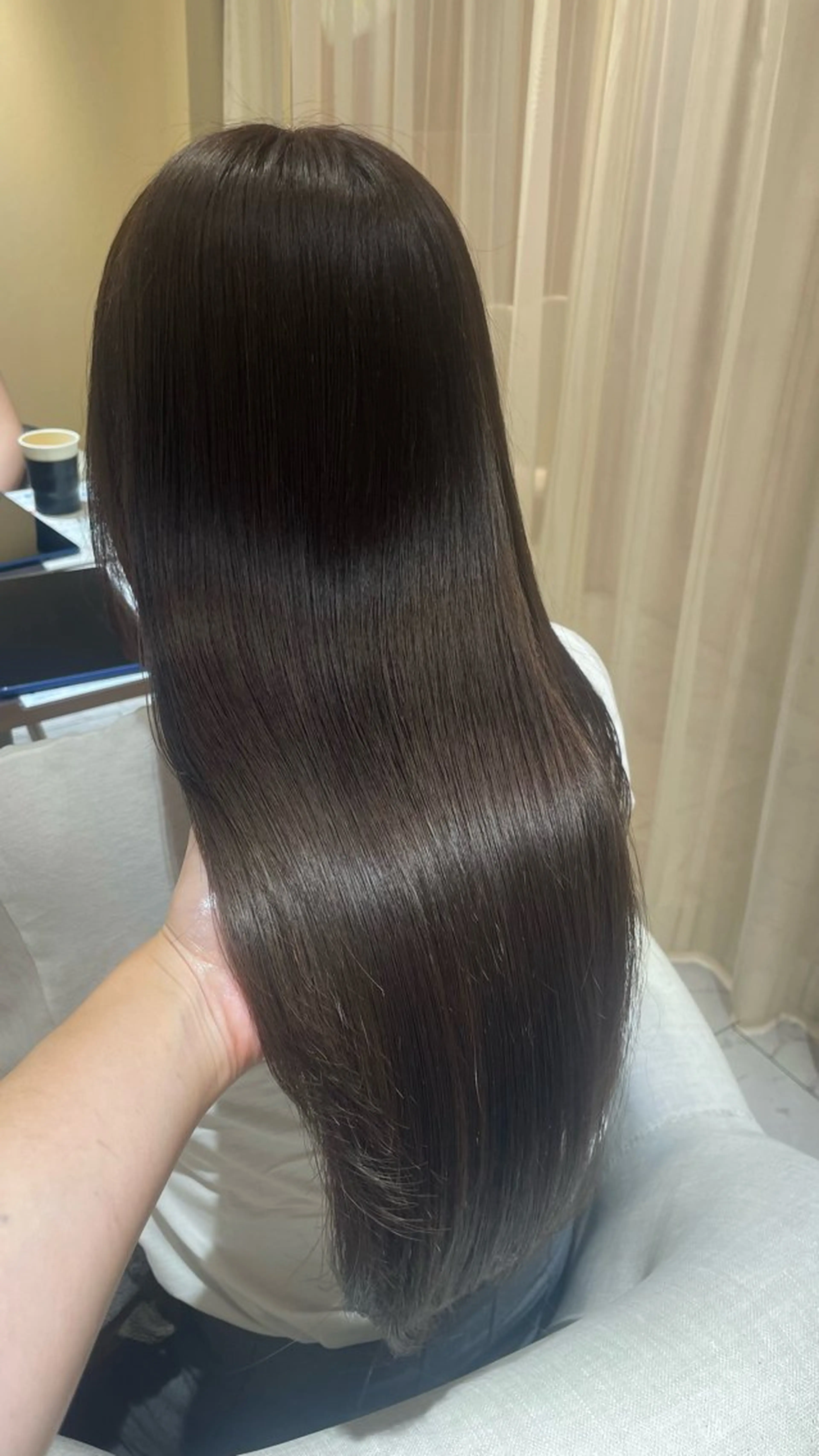 ロング ヘアカラー トリートメント ヘッドスパ マホ/日吉/髪質改善 /レイヤー/ガーリーのヘアスタイル