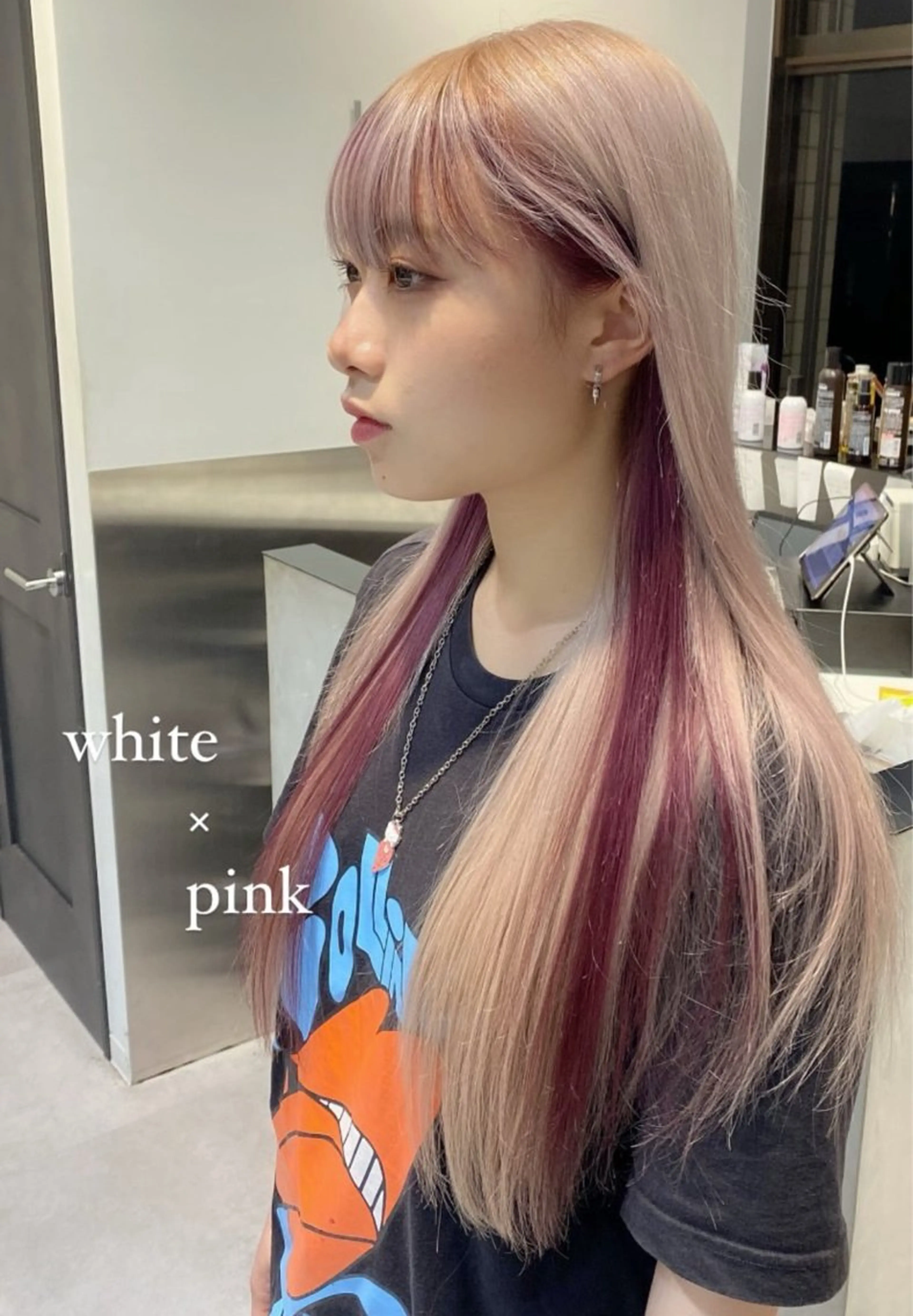 セミロング kame🤍 韓国ヘア🇰🇷🖤のヘアスタイル