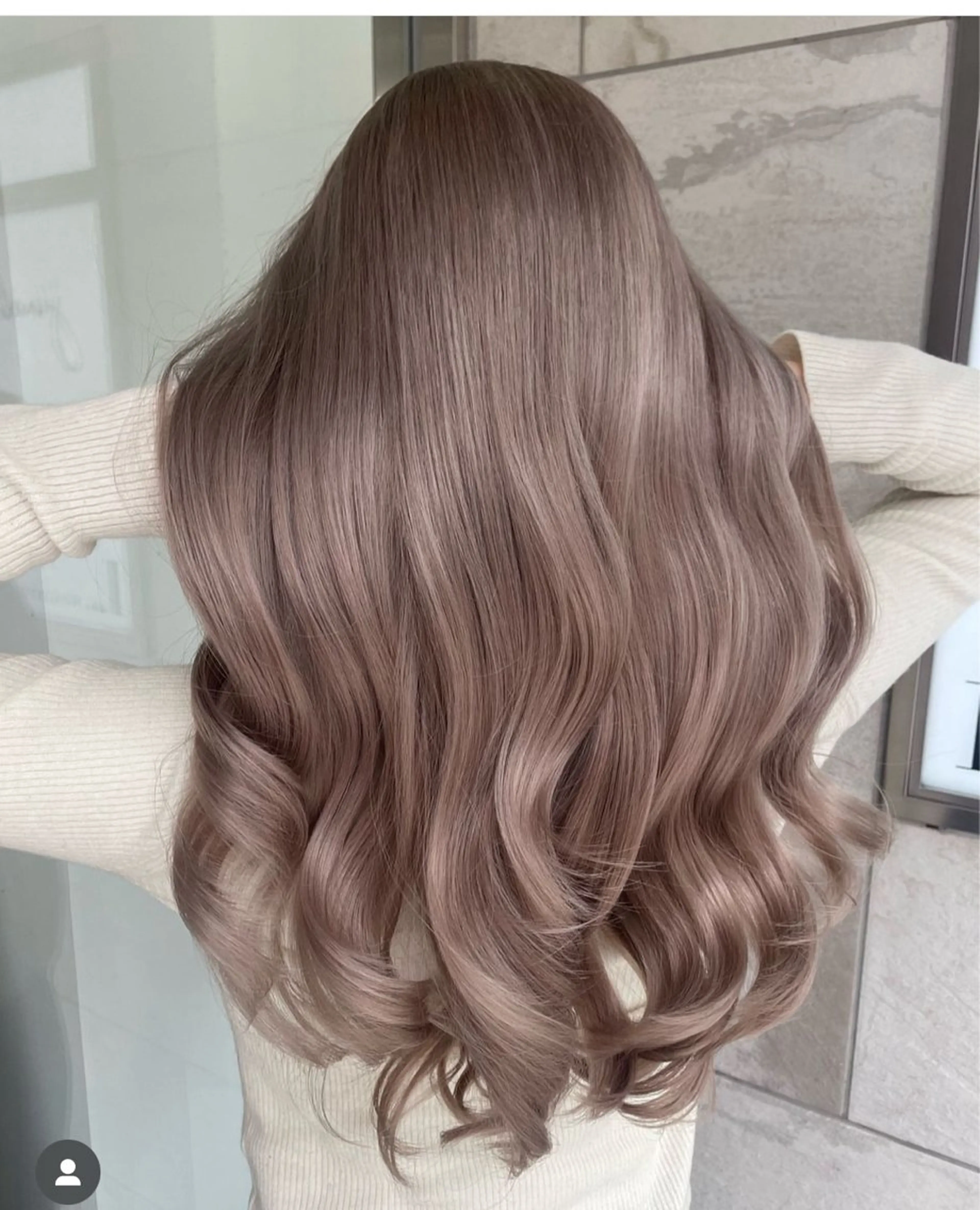 ロング カラー ヘアカラー トリートメント ヘッドスパ ヘアセット kazuki🍑韓国 トレンド暖色🫗のヘアスタイル