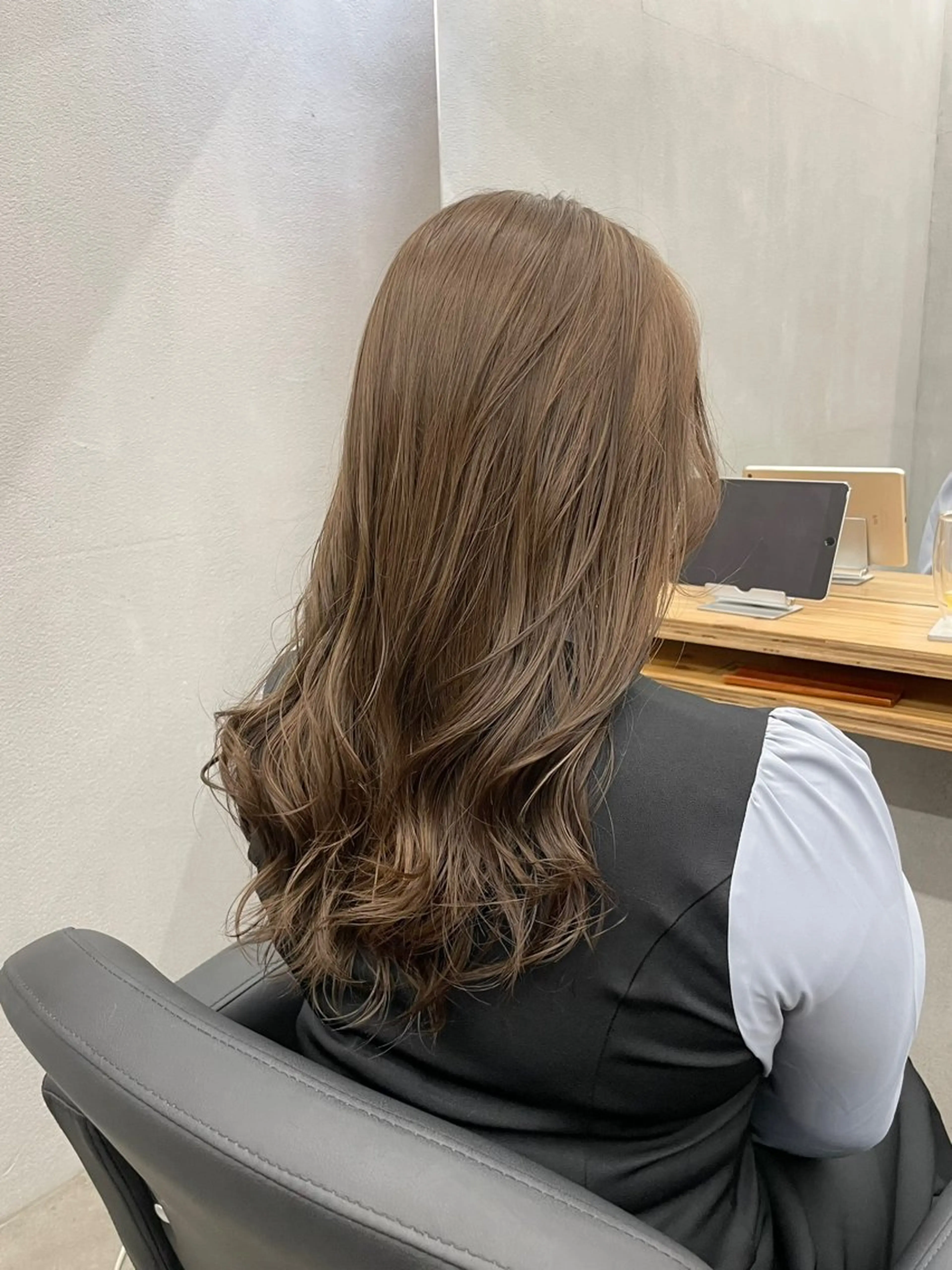 セミロング カット ヘアカラー トリートメント ひより ／Nのヘアスタイル