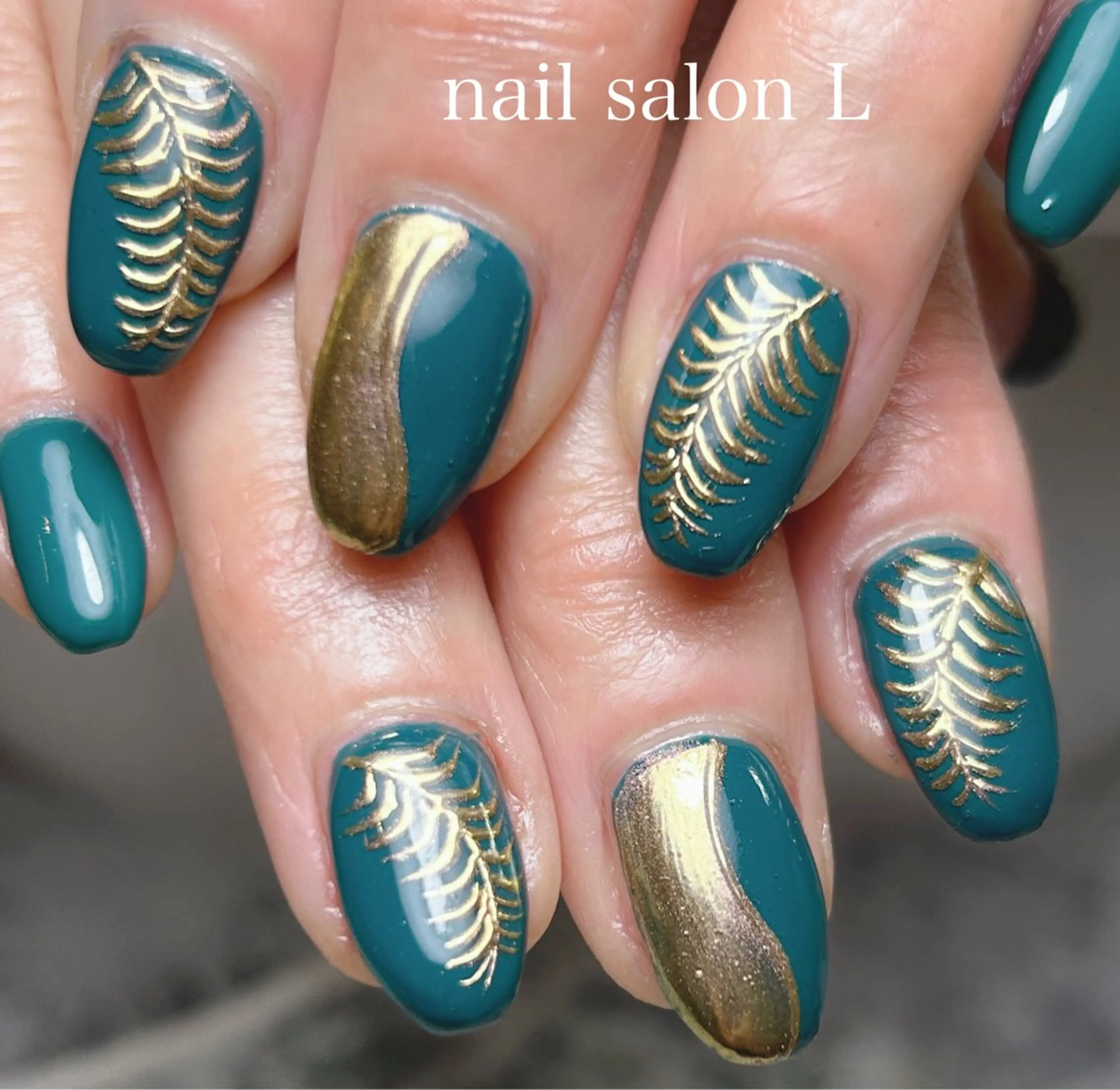 ネイル ハンドネイル 吉川市 ネイルサロンLのネイルデザイン