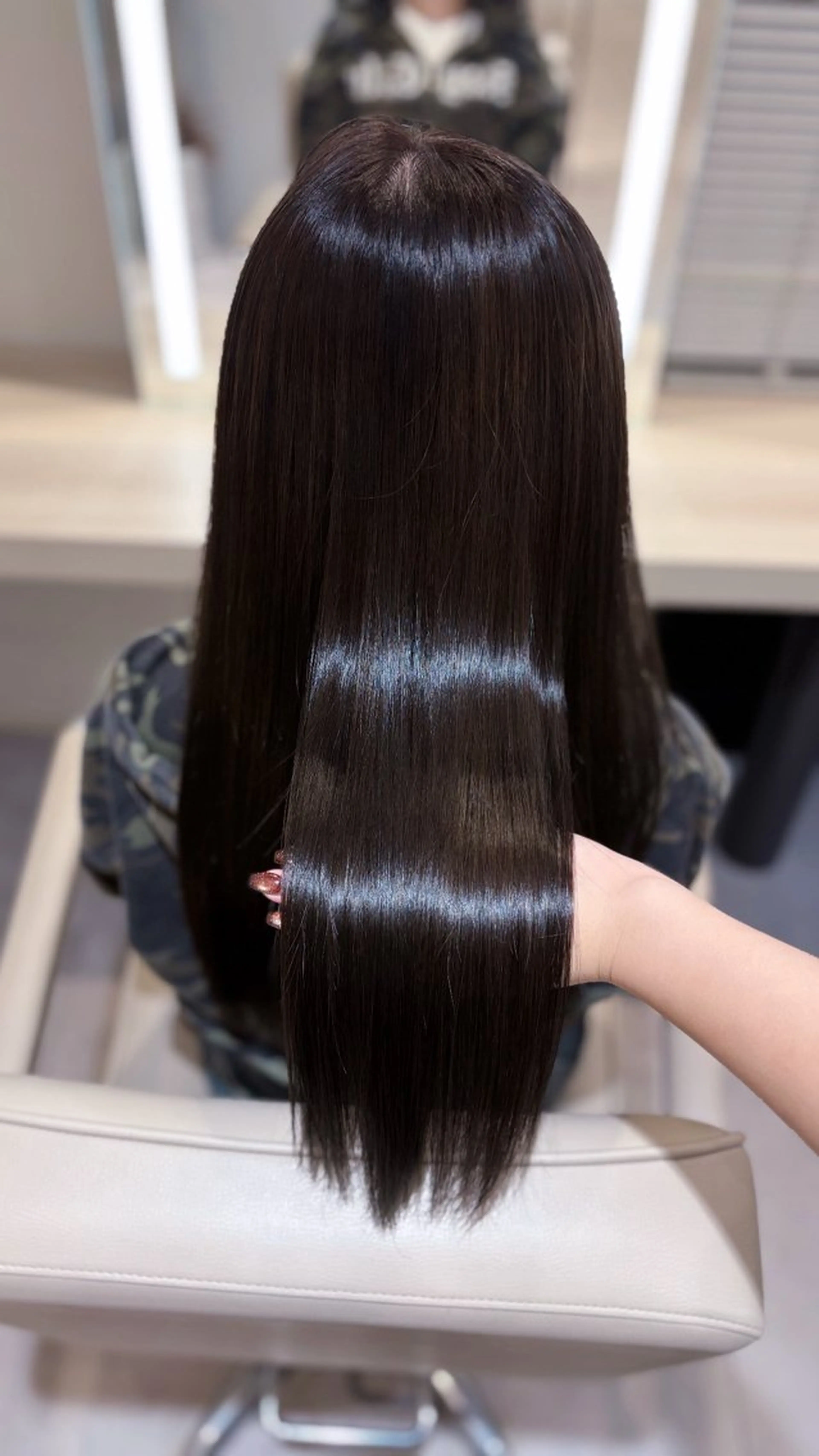 カラー 髪質改善 山中 萌百花のヘアスタイル