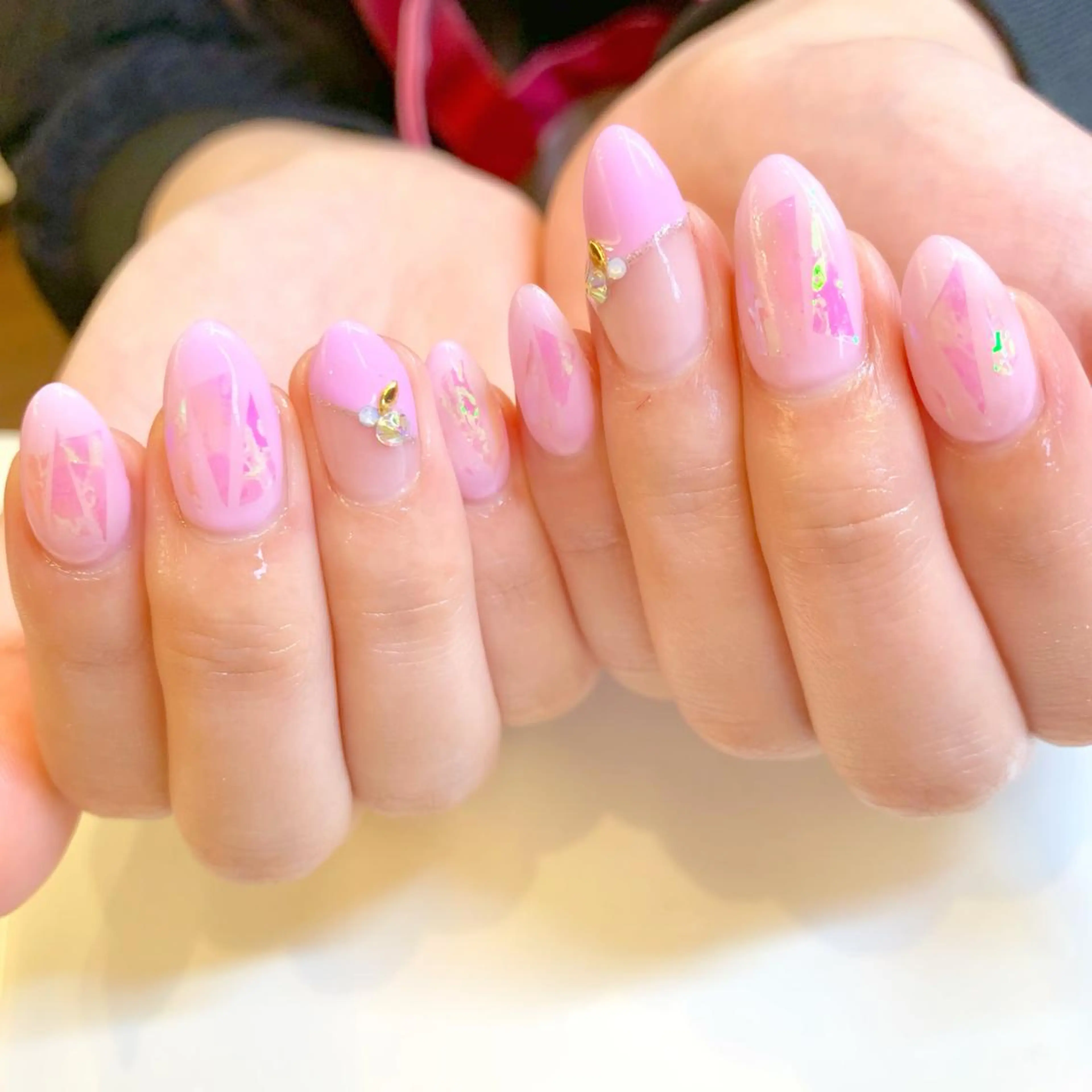 ネイル フットネイル ジェルネイル ニュアンスネイル パラジェル スカルプネイル clover nailのネイルデザイン