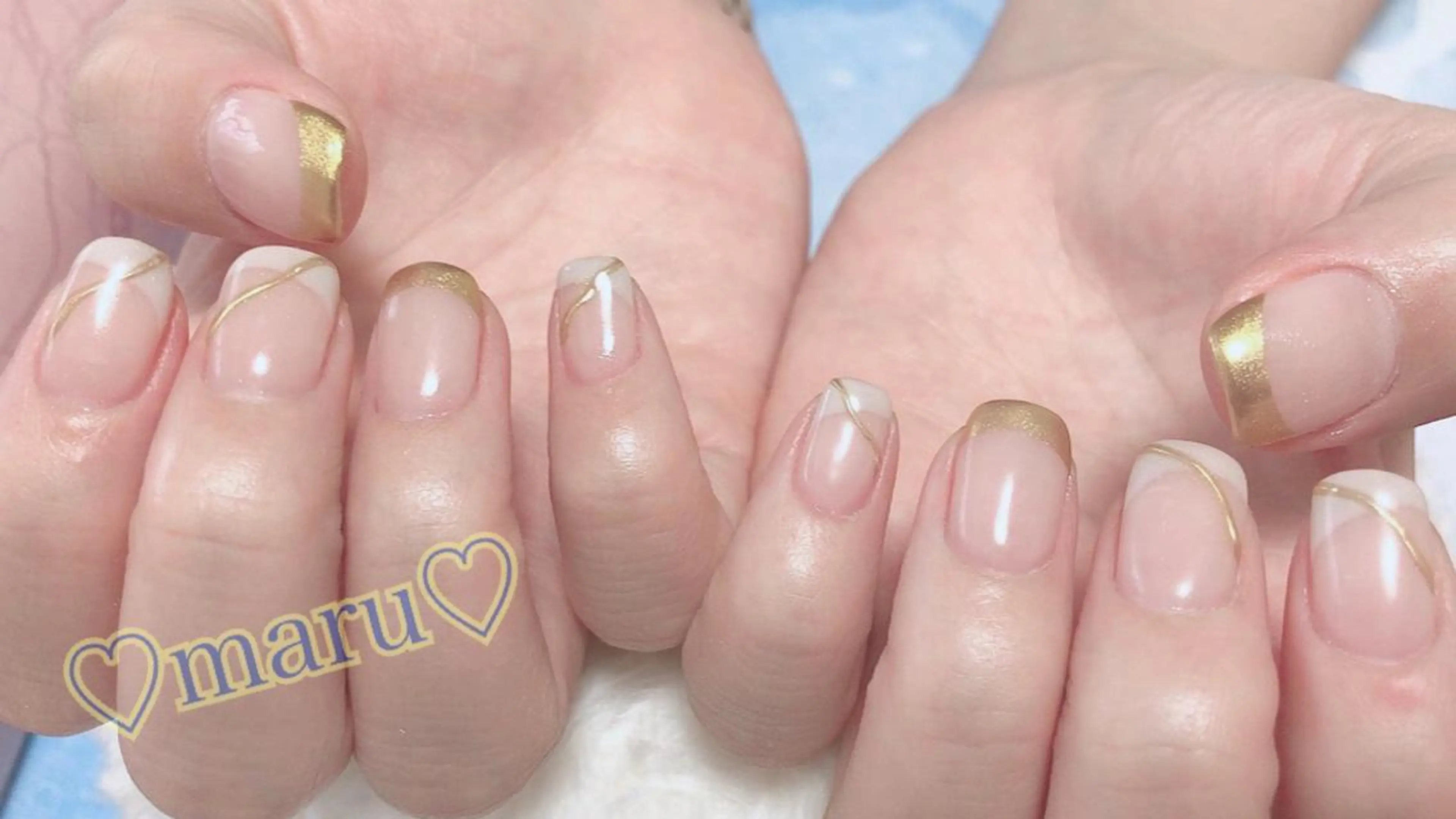 ネイル ハンドネイル フットネイル まるみ ♡のネイルデザイン