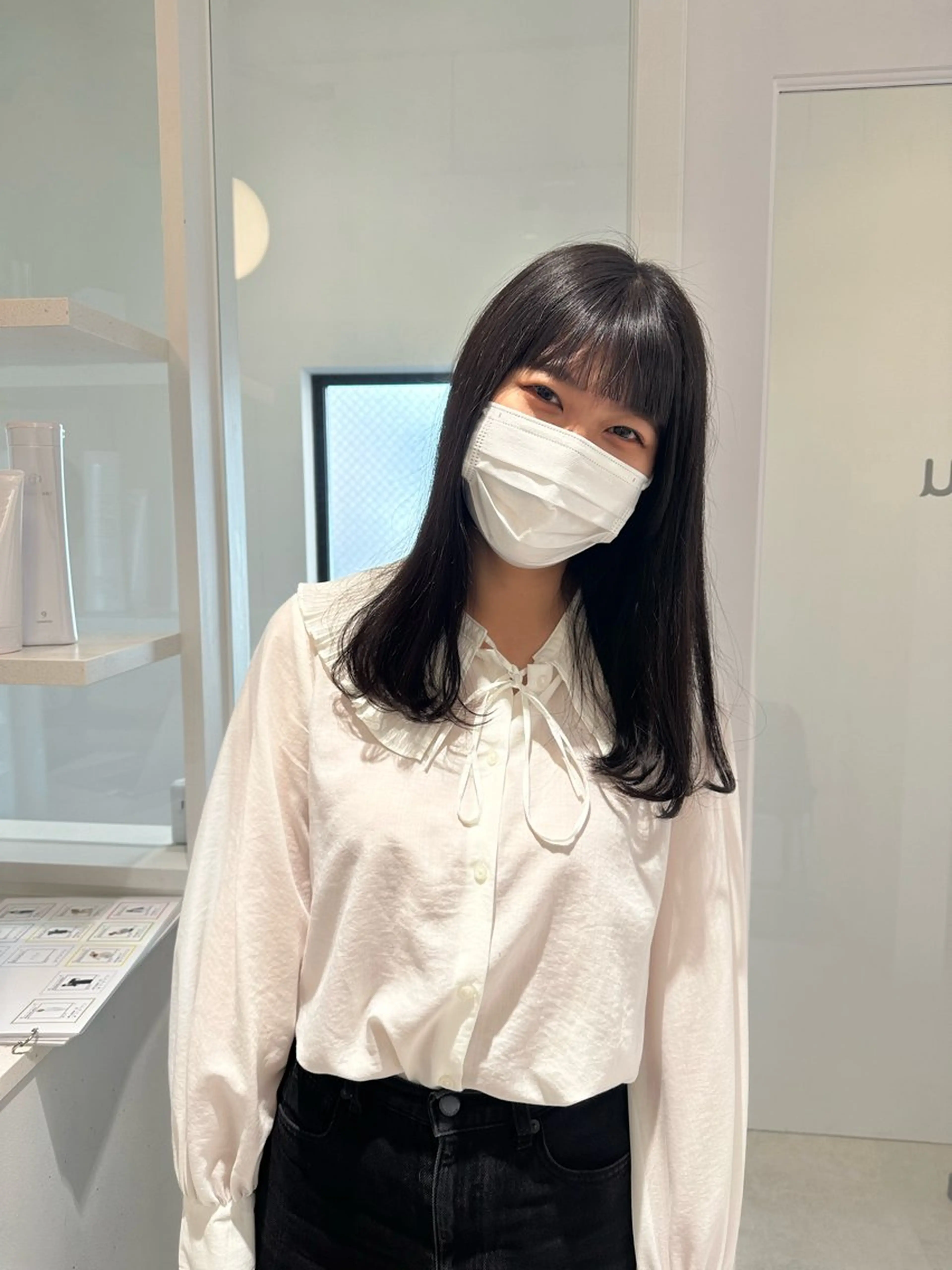 ミディアム カラー パーマ お洒落パーマ/ 艶カラー/michiのヘアスタイル