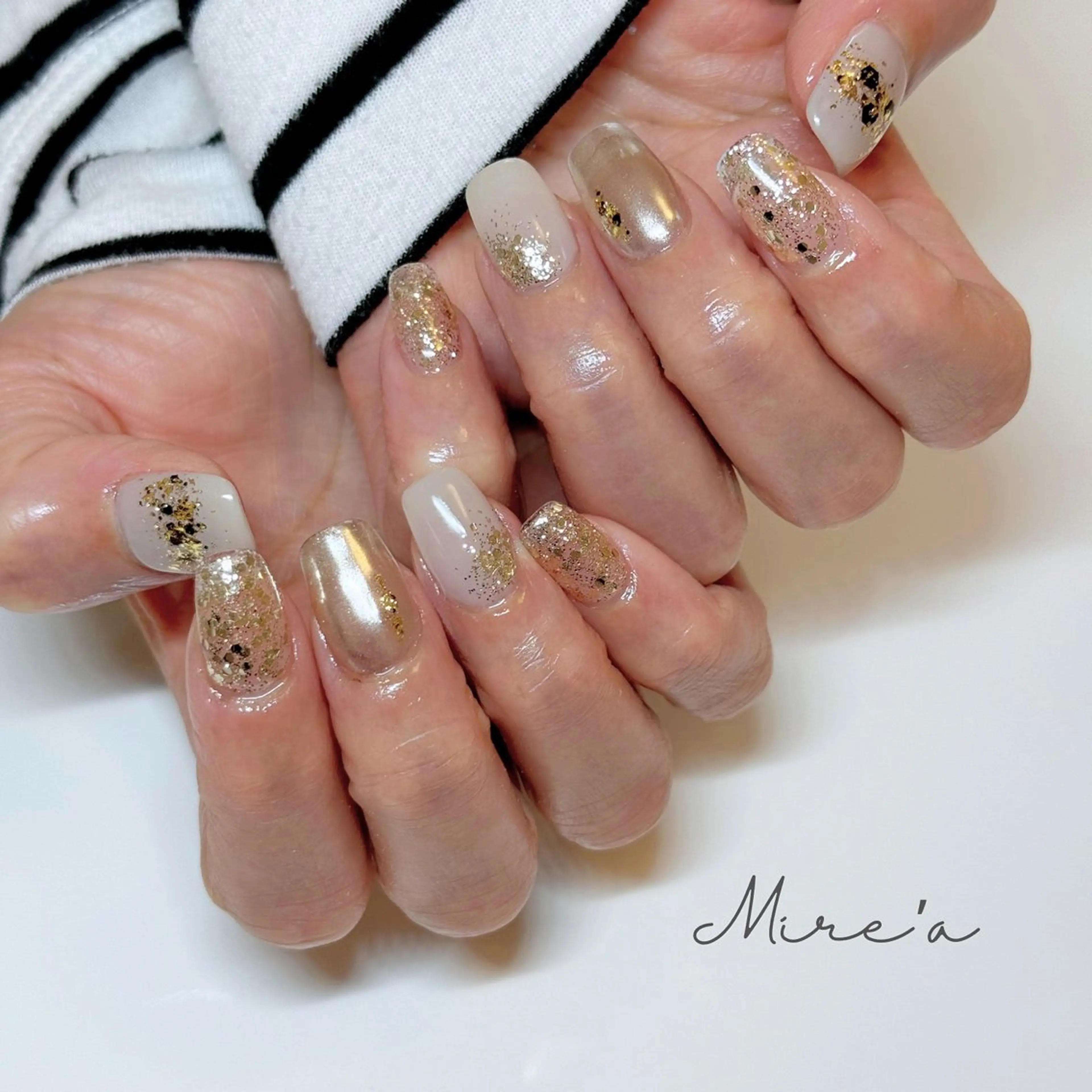 ネイル アートネイル Mire’a nail salon所属・Mire'a mikiのネイルデザイン