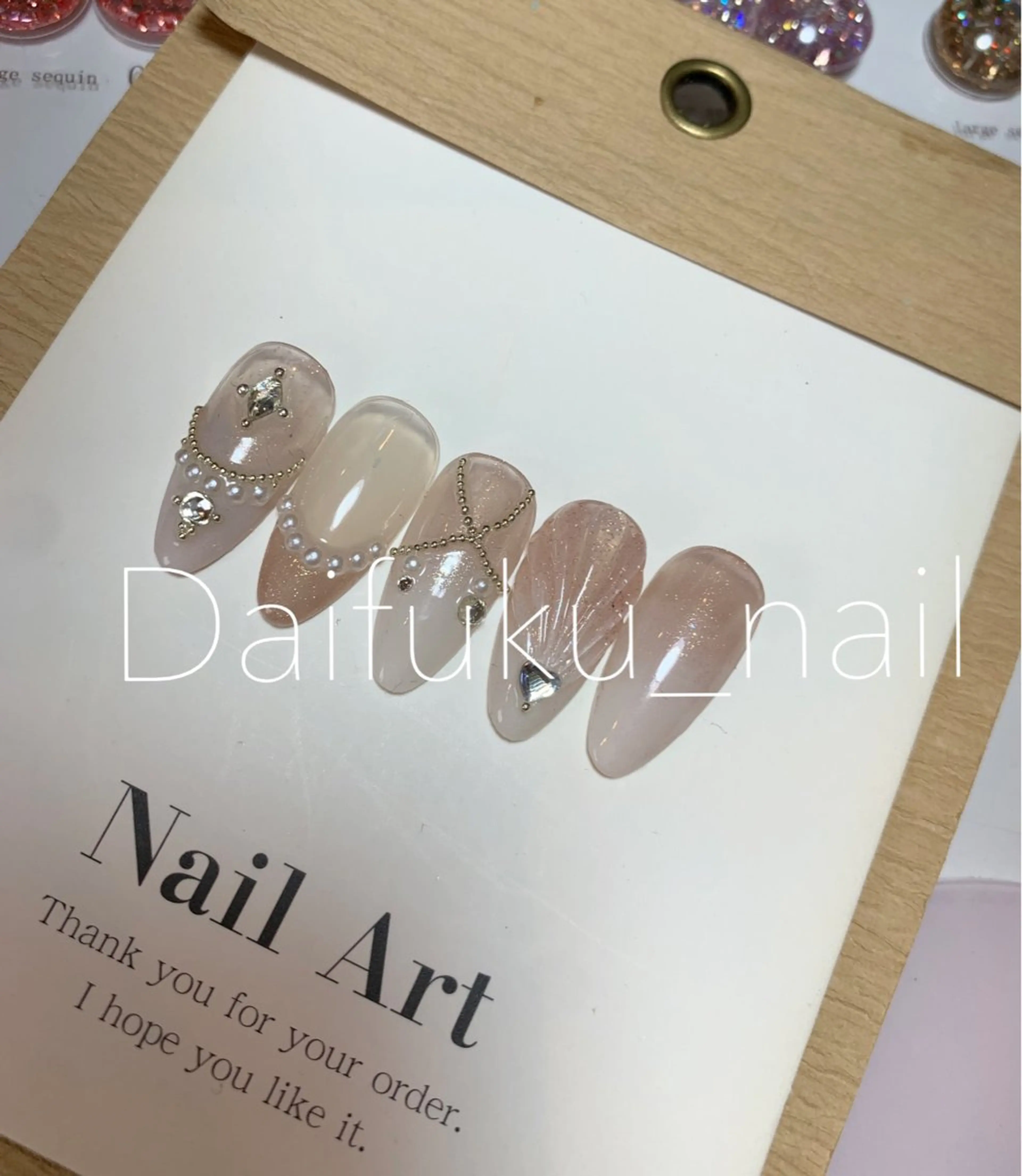 セミロング ハンドネイル Daifuku_nails所属・Daifuku nailsのネイルデザイン